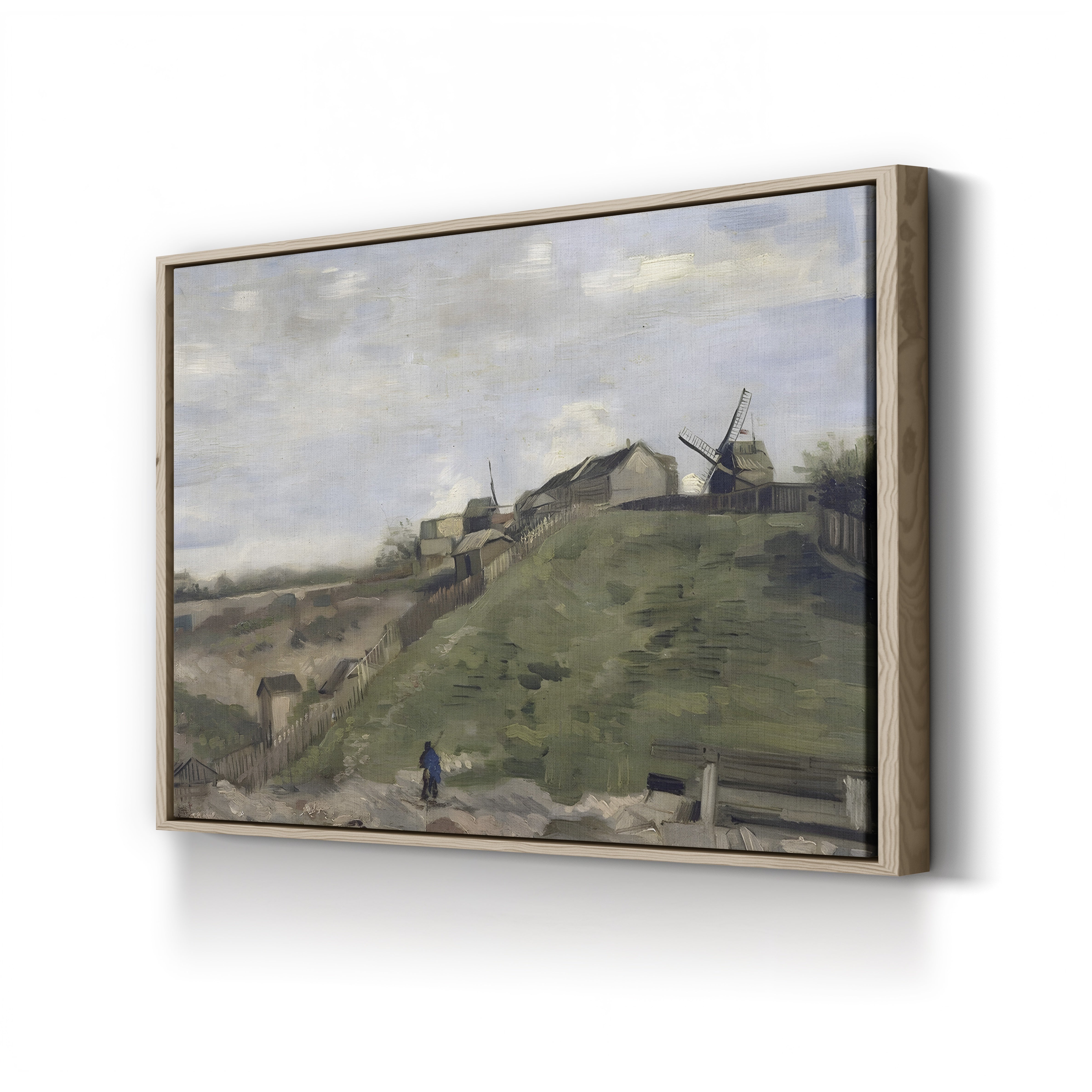 The Hill of Montmartre with Stone Quarry, 1886 – Vincent van Gogh Wall Art | Post-Impressionist Cityscape Canvas Print