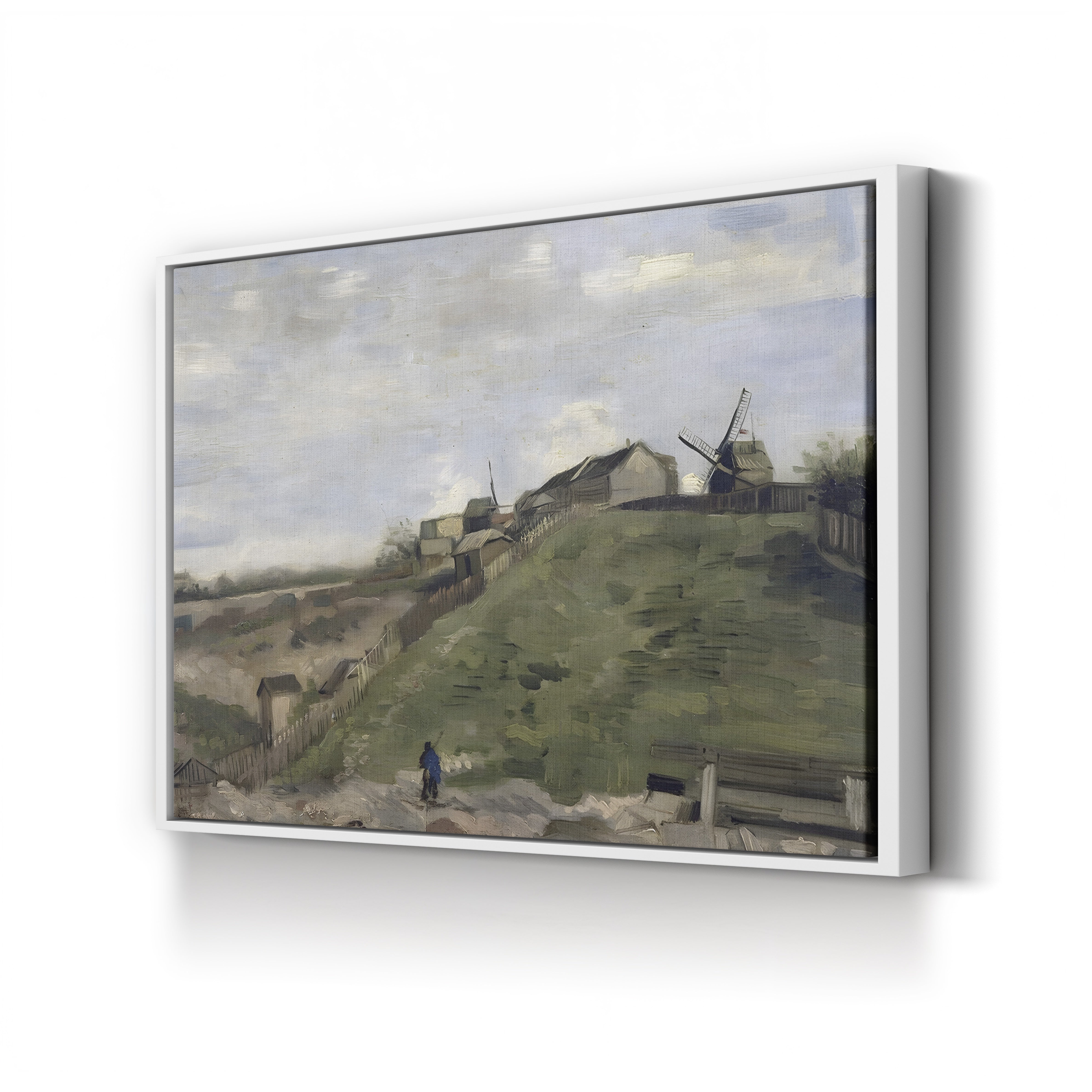 The Hill of Montmartre with Stone Quarry, 1886 – Vincent van Gogh Wall Art | Post-Impressionist Cityscape Canvas Print