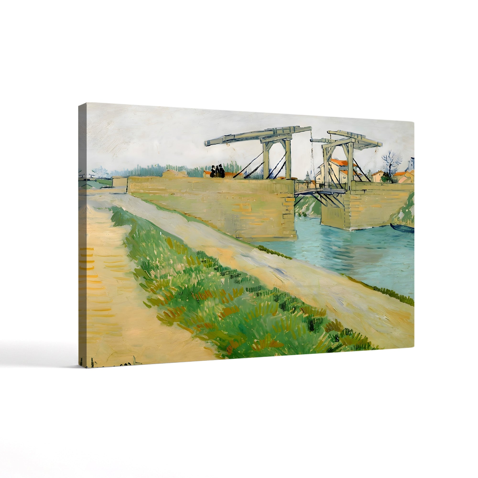 The Langlois Bridge – Vincent van Gogh Wall Art | Post-Impressionist Arles Canvas Print