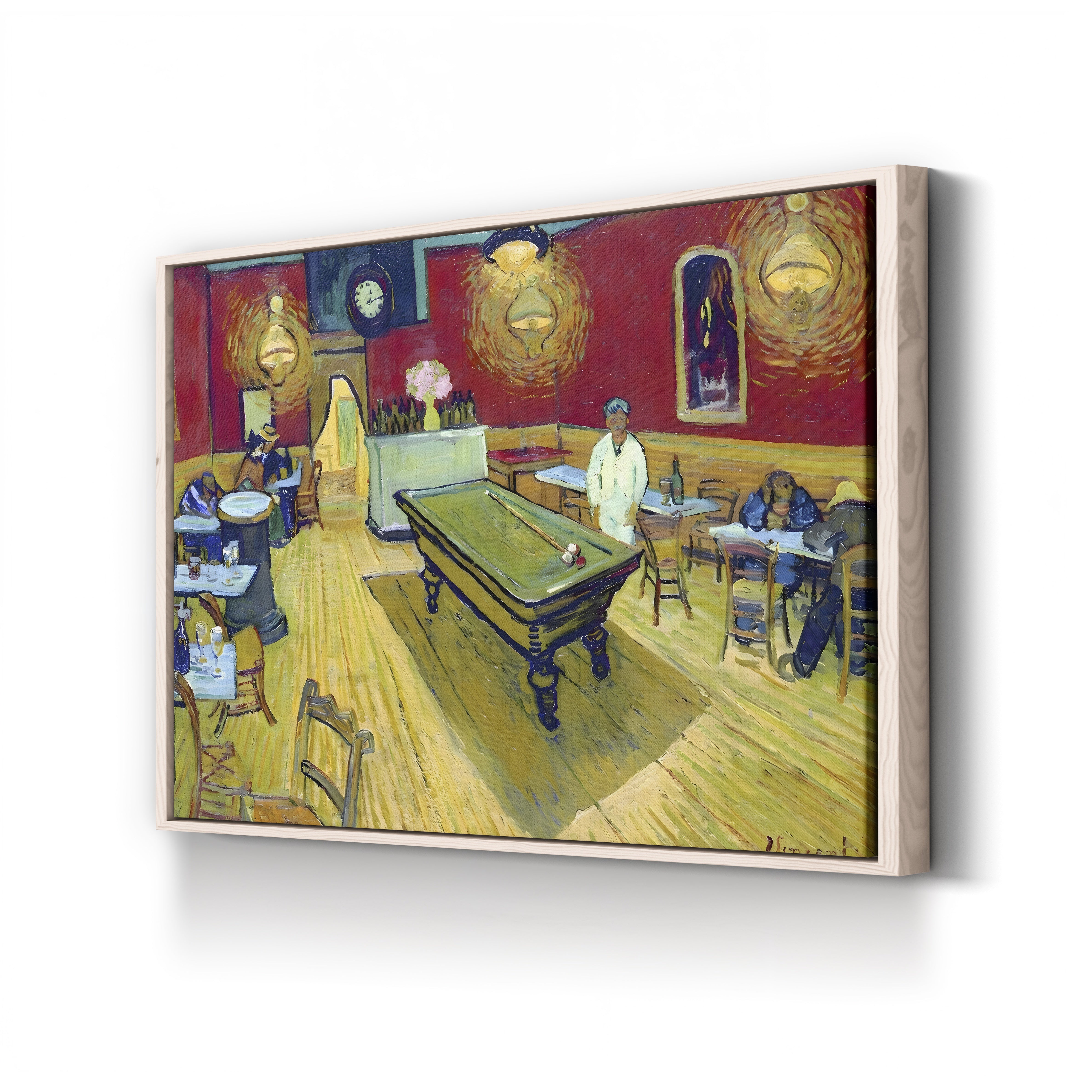 The Night Café, 1888 – Vincent van Gogh Wall Art | Post-Impressionist Interior Canvas Print