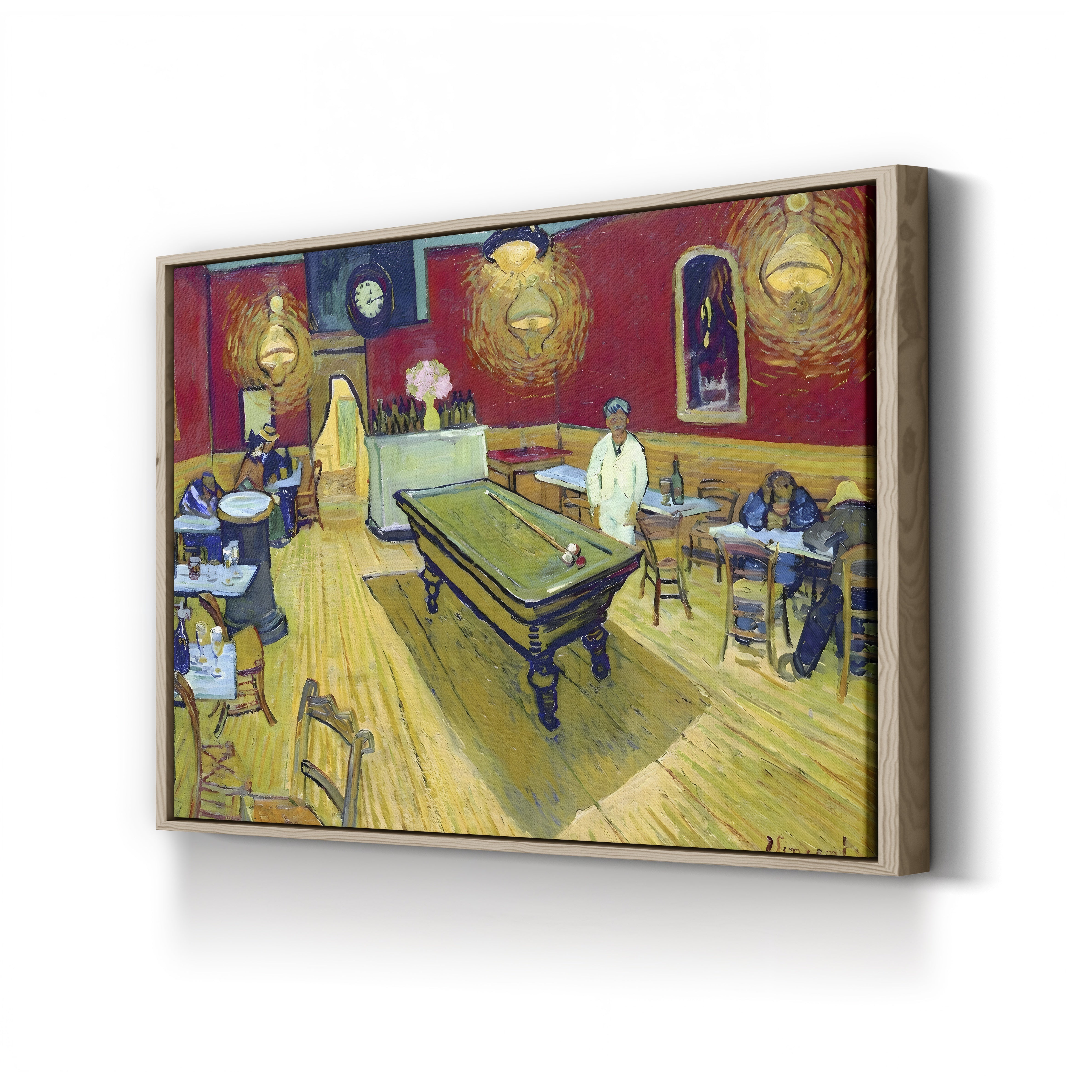 The Night Café, 1888 – Vincent van Gogh Wall Art | Post-Impressionist Interior Canvas Print