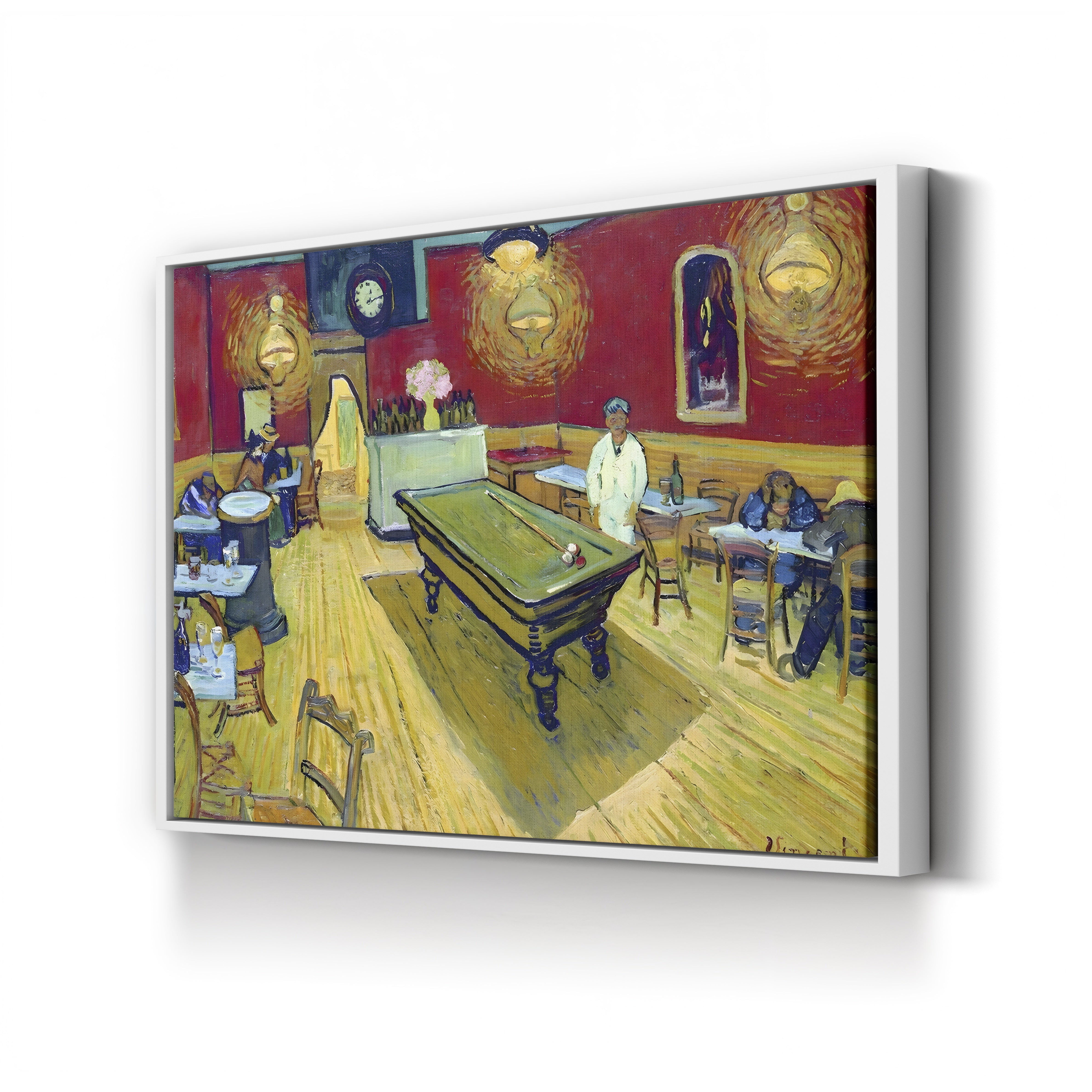 The Night Café, 1888 – Vincent van Gogh Wall Art | Post-Impressionist Interior Canvas Print