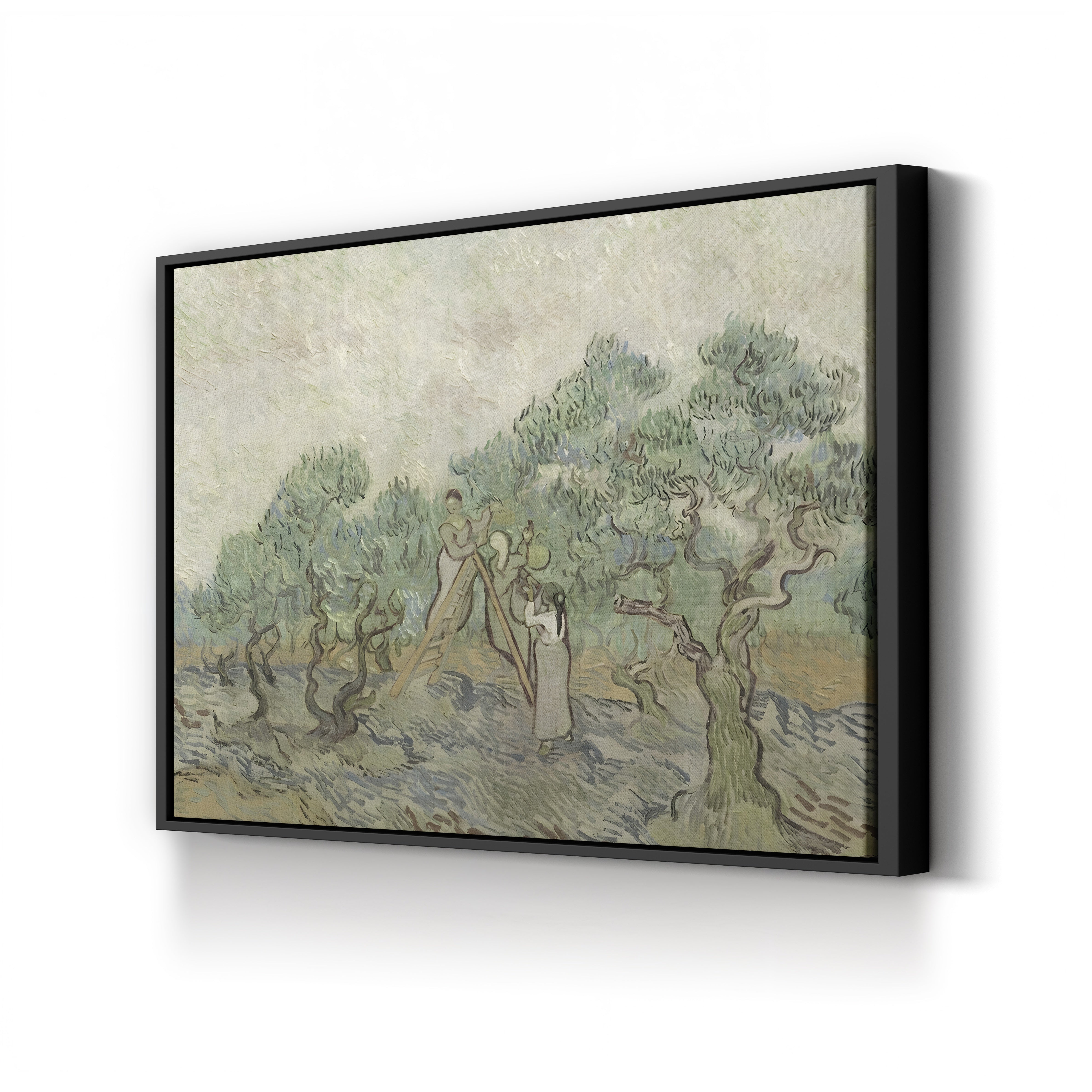The Olive Orchard, 1889 – Vincent van Gogh Wall Art | Post-Impressionist Landscape Canvas Print