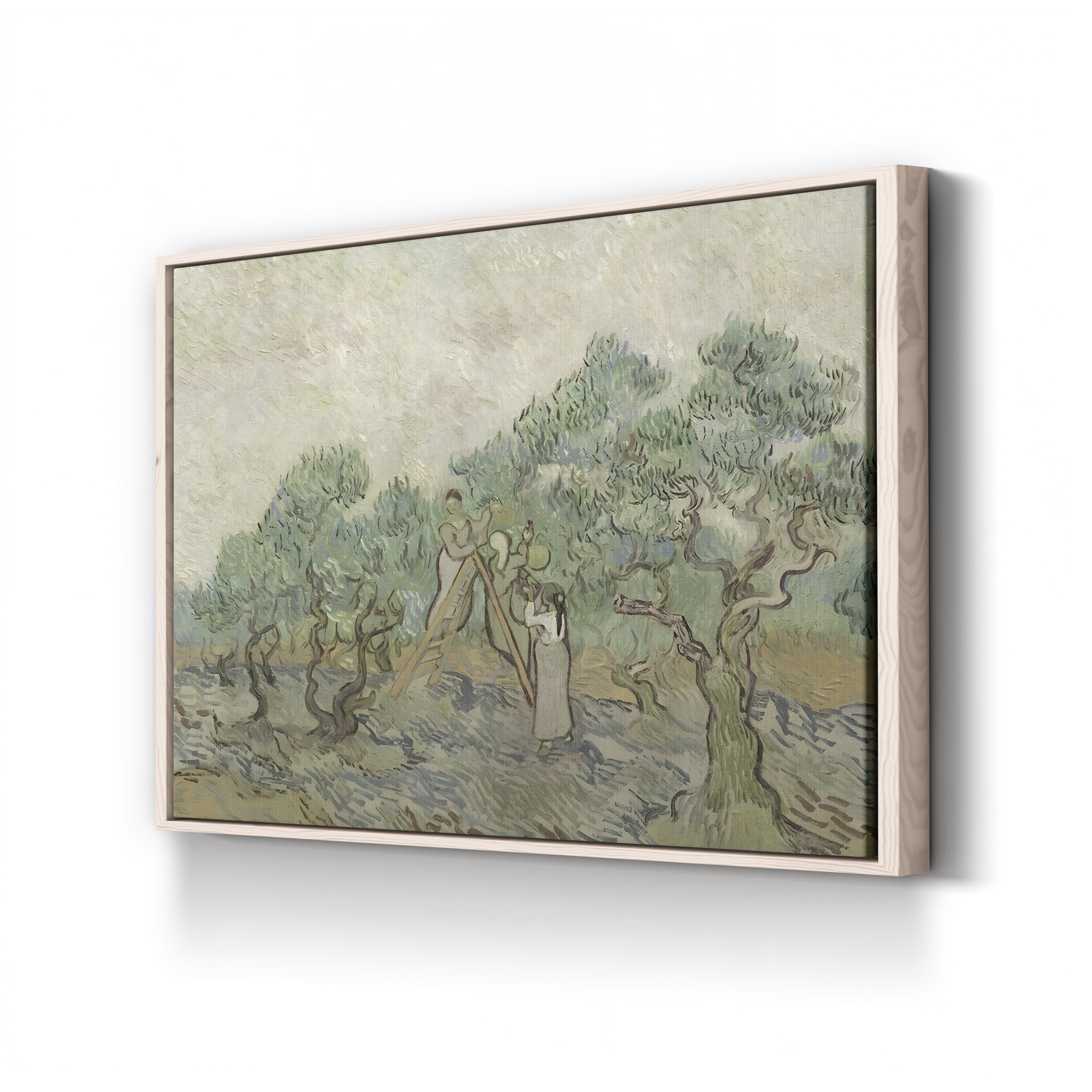 The Olive Orchard, 1889 – Vincent van Gogh Wall Art | Post-Impressionist Landscape Canvas Print
