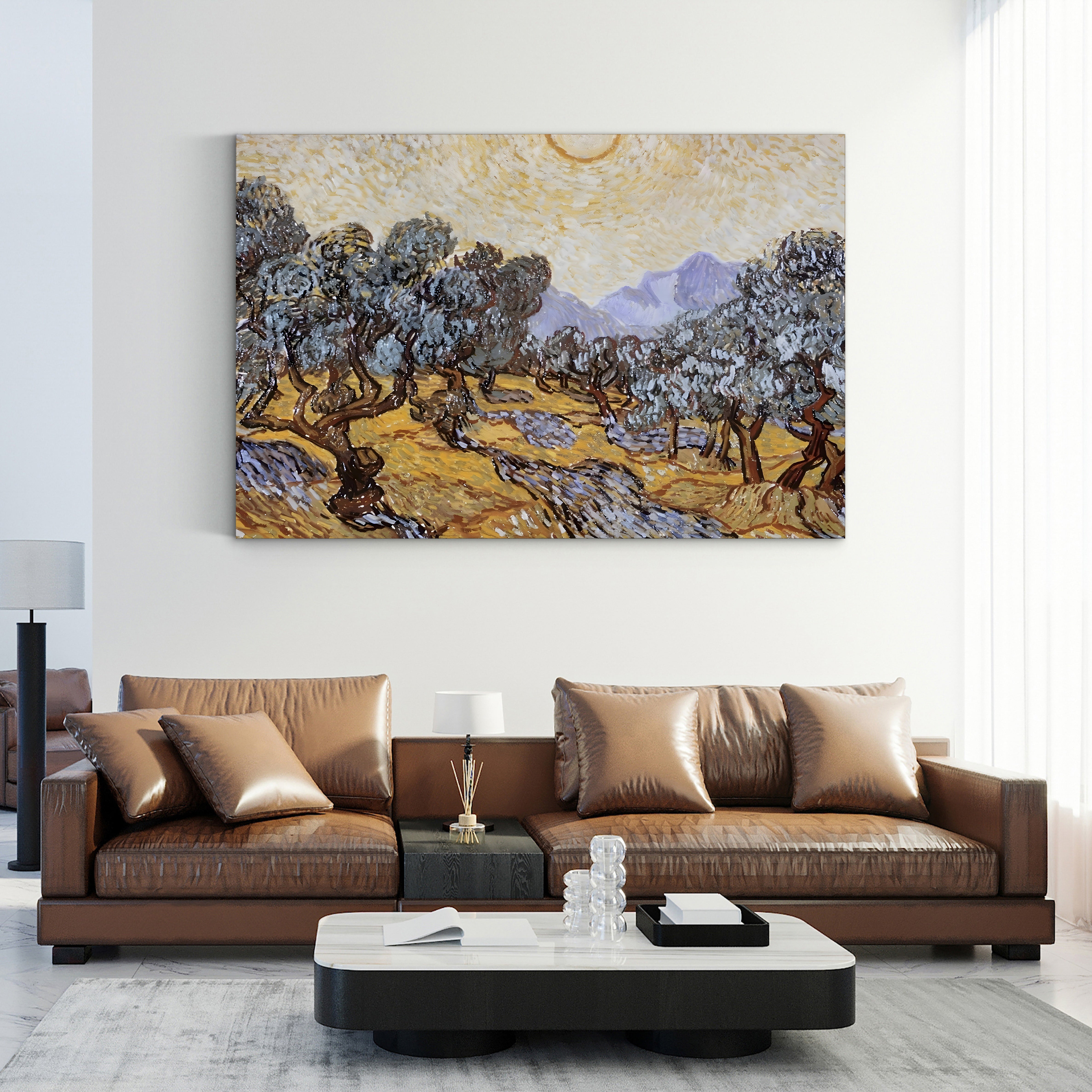The Olive Trees – Vincent van Gogh Wall Art | Post-Impressionist Landscape Canvas Print
