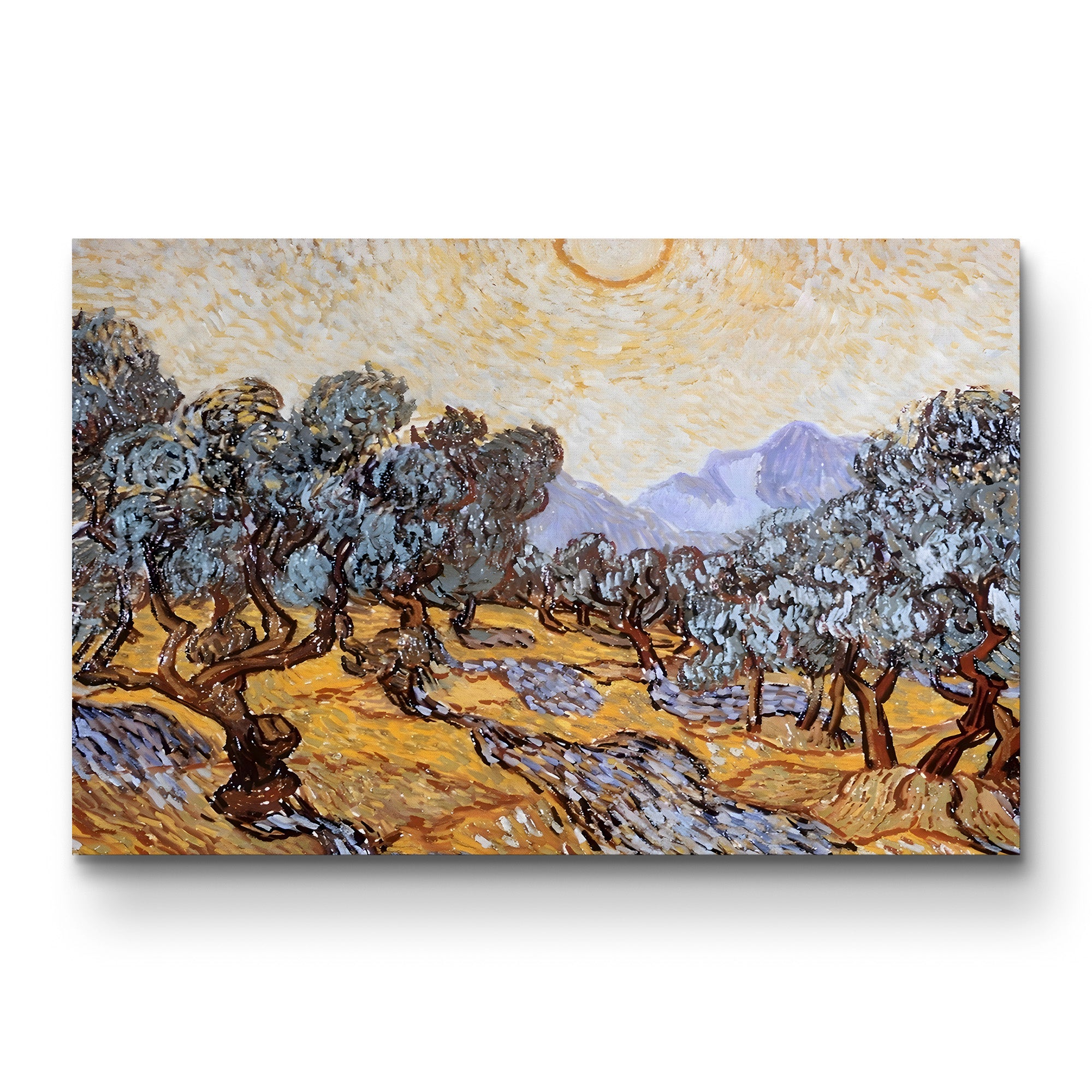 The Olive Trees – Vincent van Gogh Wall Art | Post-Impressionist Landscape Canvas Print