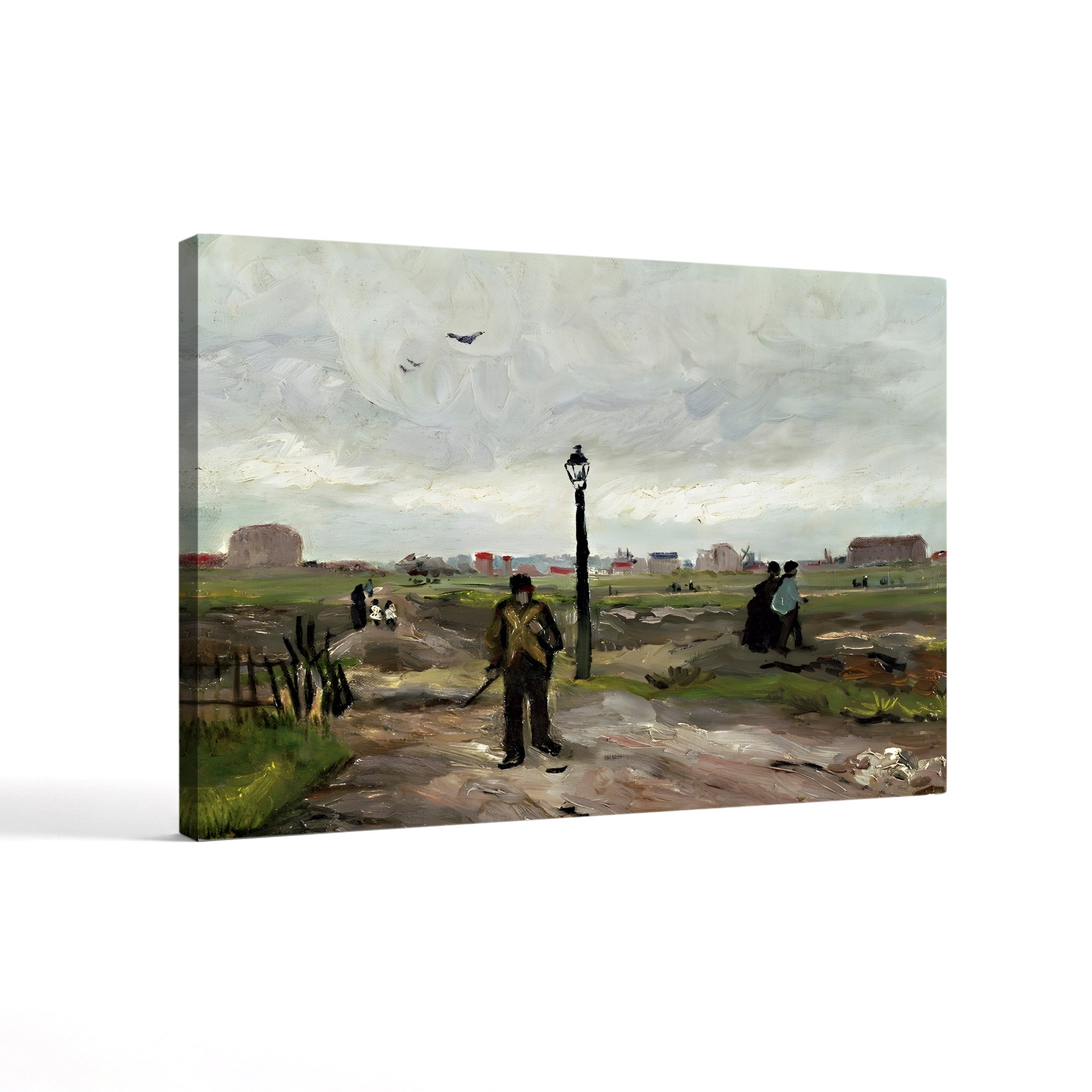 The Outskirts of Paris, 1886 – Vincent van Gogh Wall Art | Post-Impressionist Landscape Canvas Print