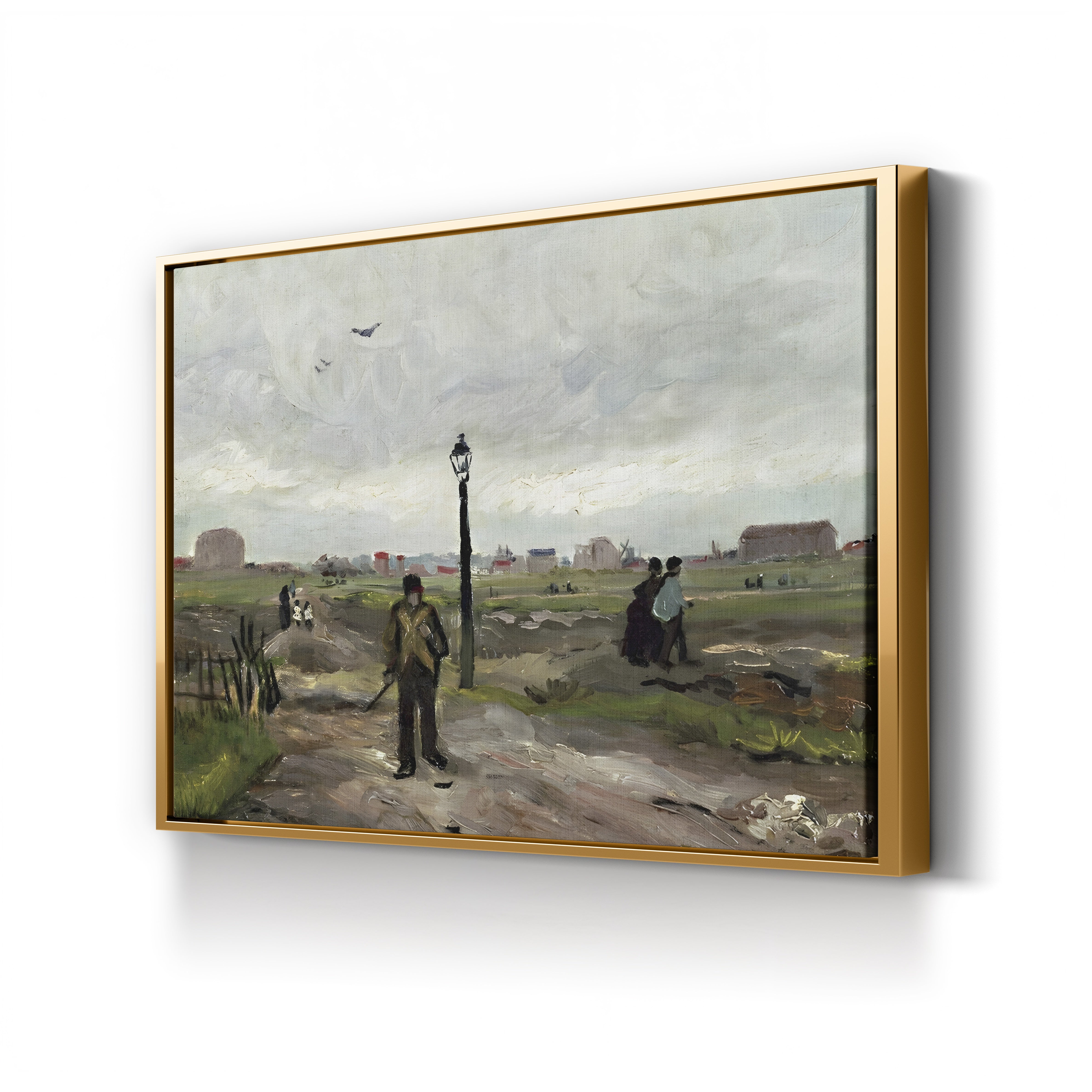 The Outskirts of Paris, 1886 – Vincent van Gogh Wall Art | Post-Impressionist Landscape Canvas Print