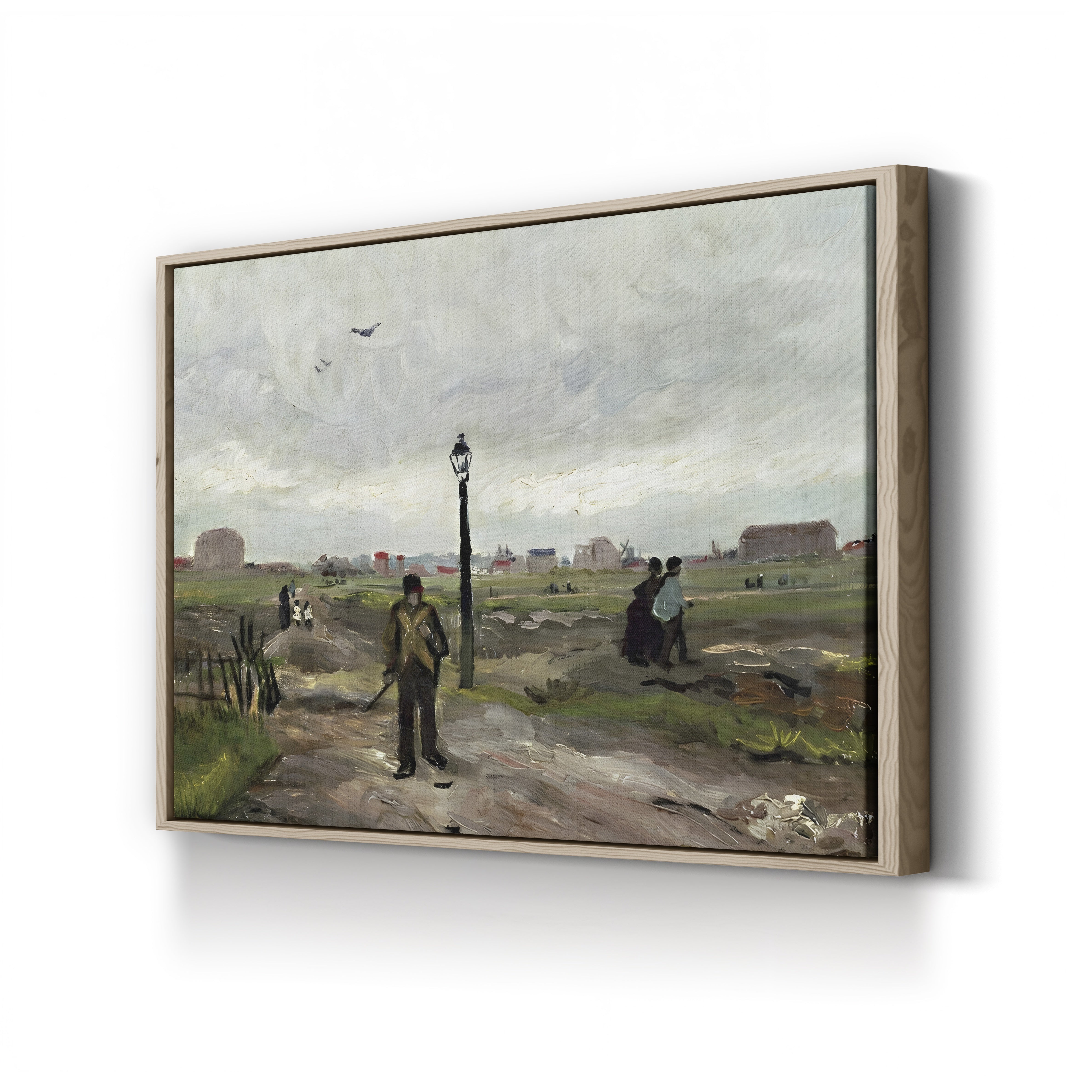 The Outskirts of Paris, 1886 – Vincent van Gogh Wall Art | Post-Impressionist Landscape Canvas Print