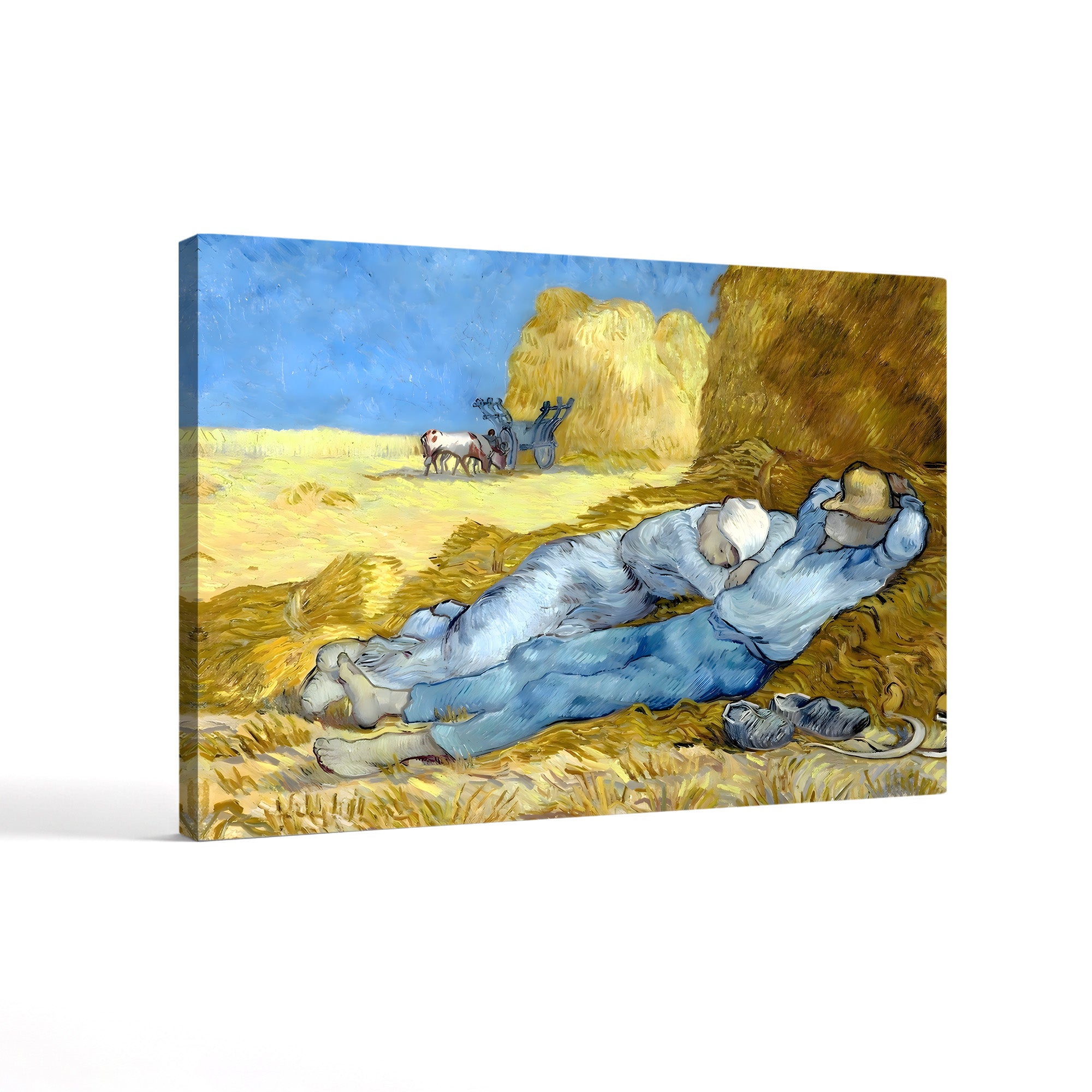 The Siesta (After Millet) – Vincent van Gogh Wall Art | Post-Impressionist Figure Canvas Print