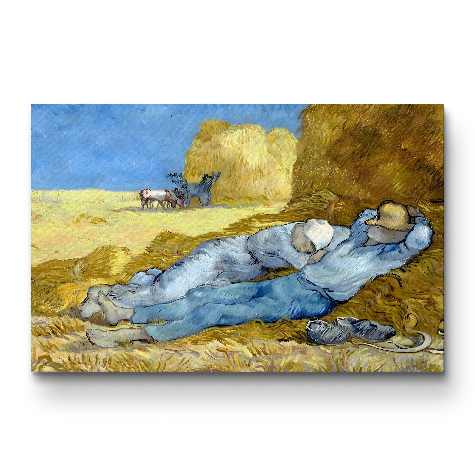 The Siesta (After Millet) – Vincent van Gogh Wall Art | Post-Impressionist Figure Canvas Print