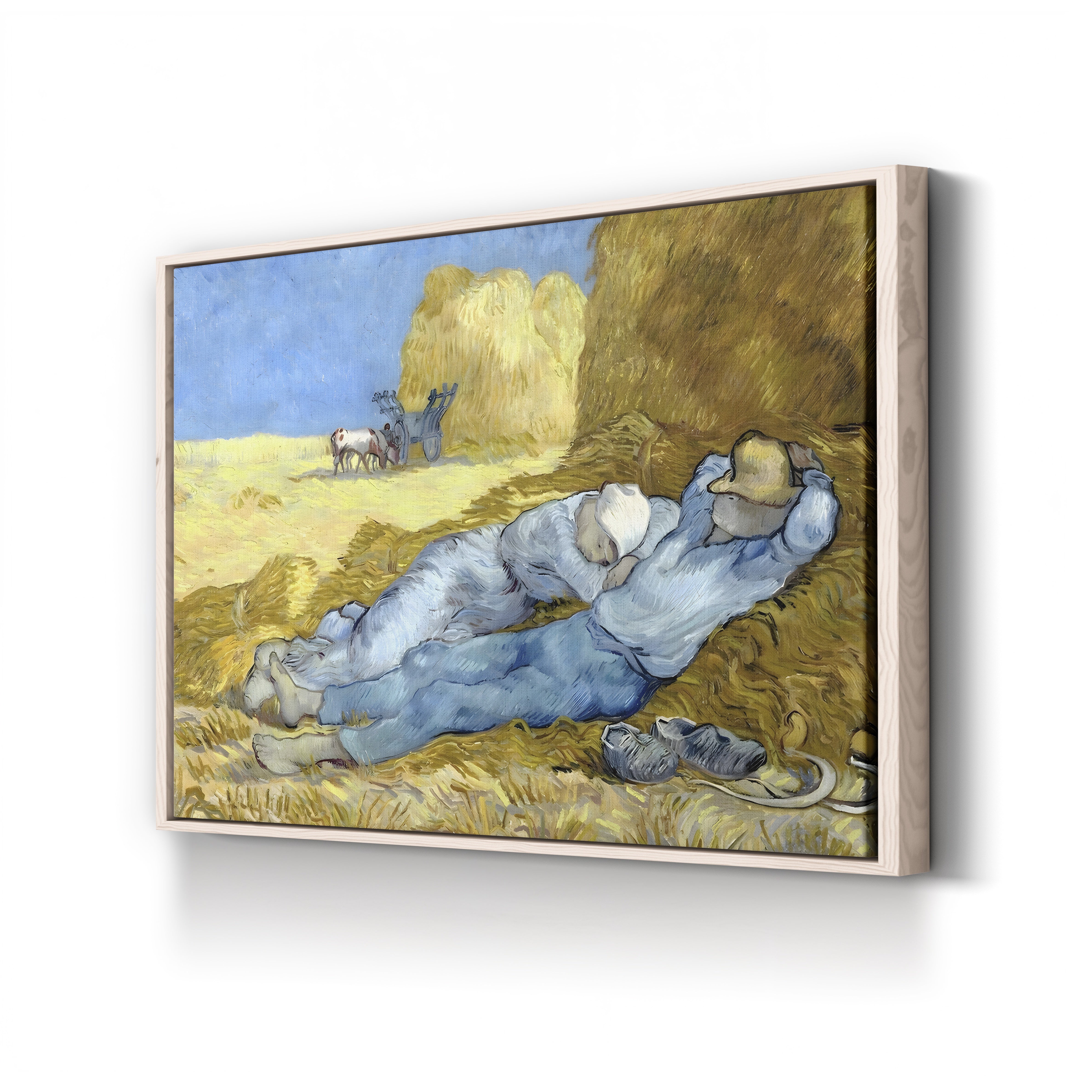The Siesta (After Millet) – Vincent van Gogh Wall Art | Post-Impressionist Figure Canvas Print