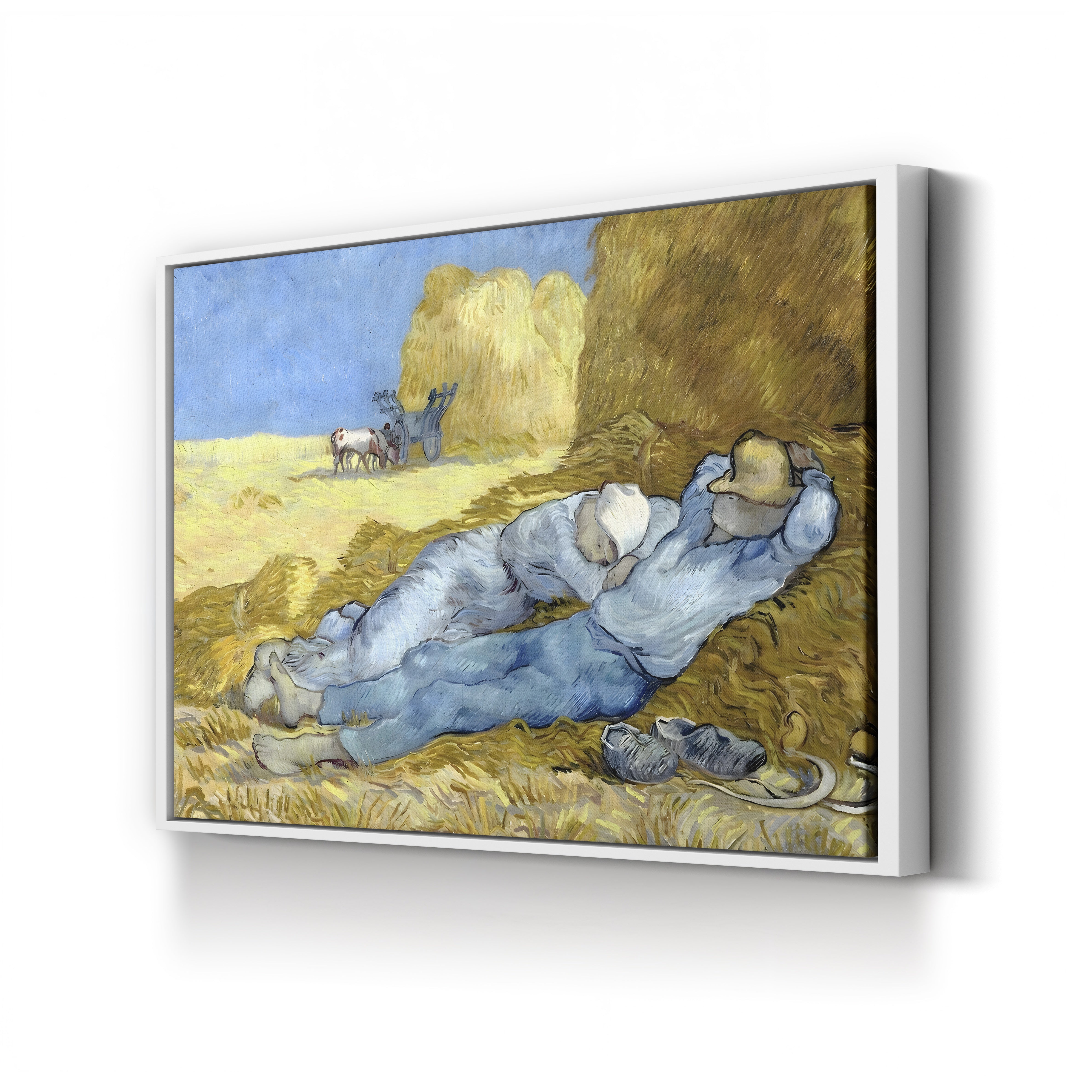 The Siesta (After Millet) – Vincent van Gogh Wall Art | Post-Impressionist Figure Canvas Print