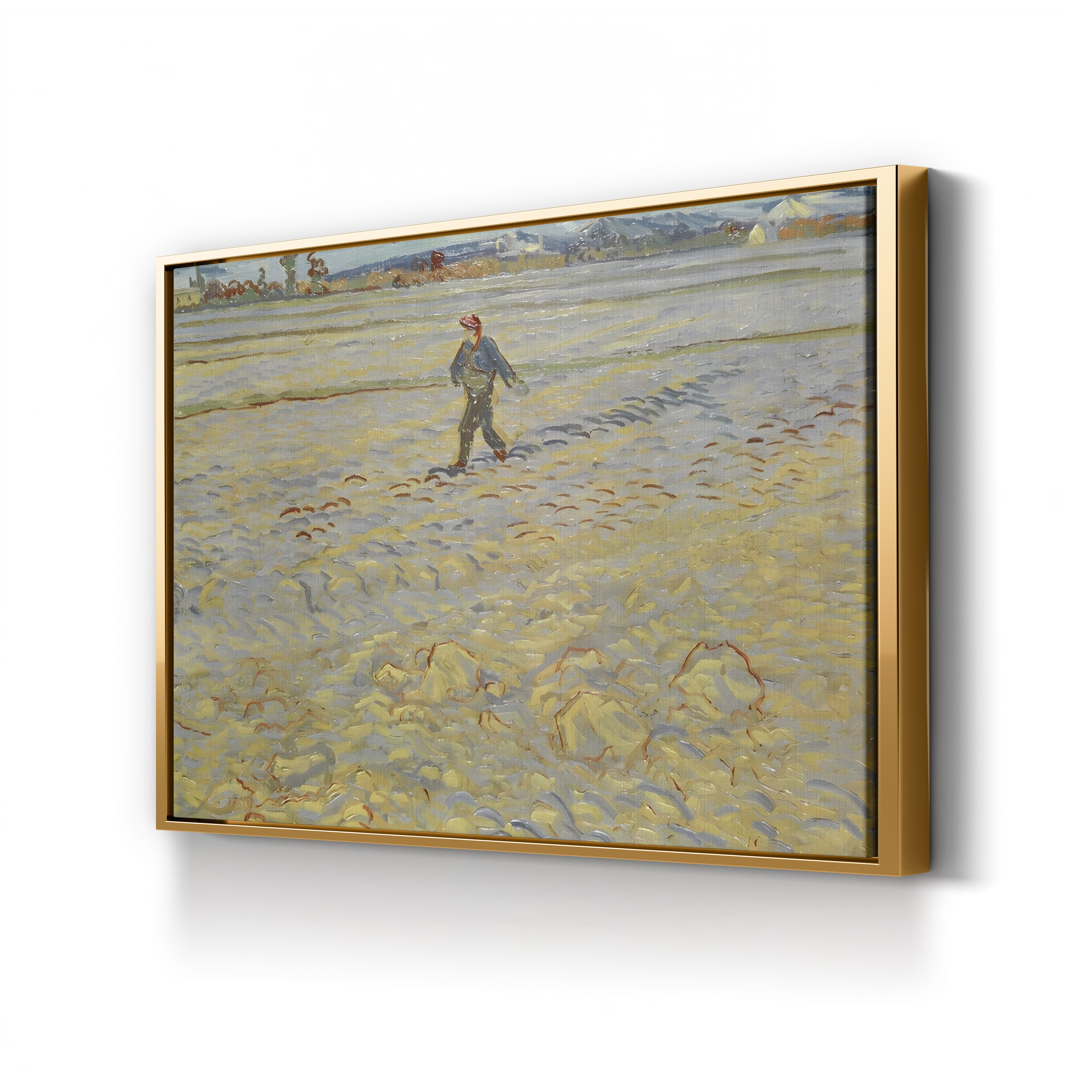 The Sower, 1888 – Vincent van Gogh Wall Art | Post-Impressionist Landscape Canvas Print