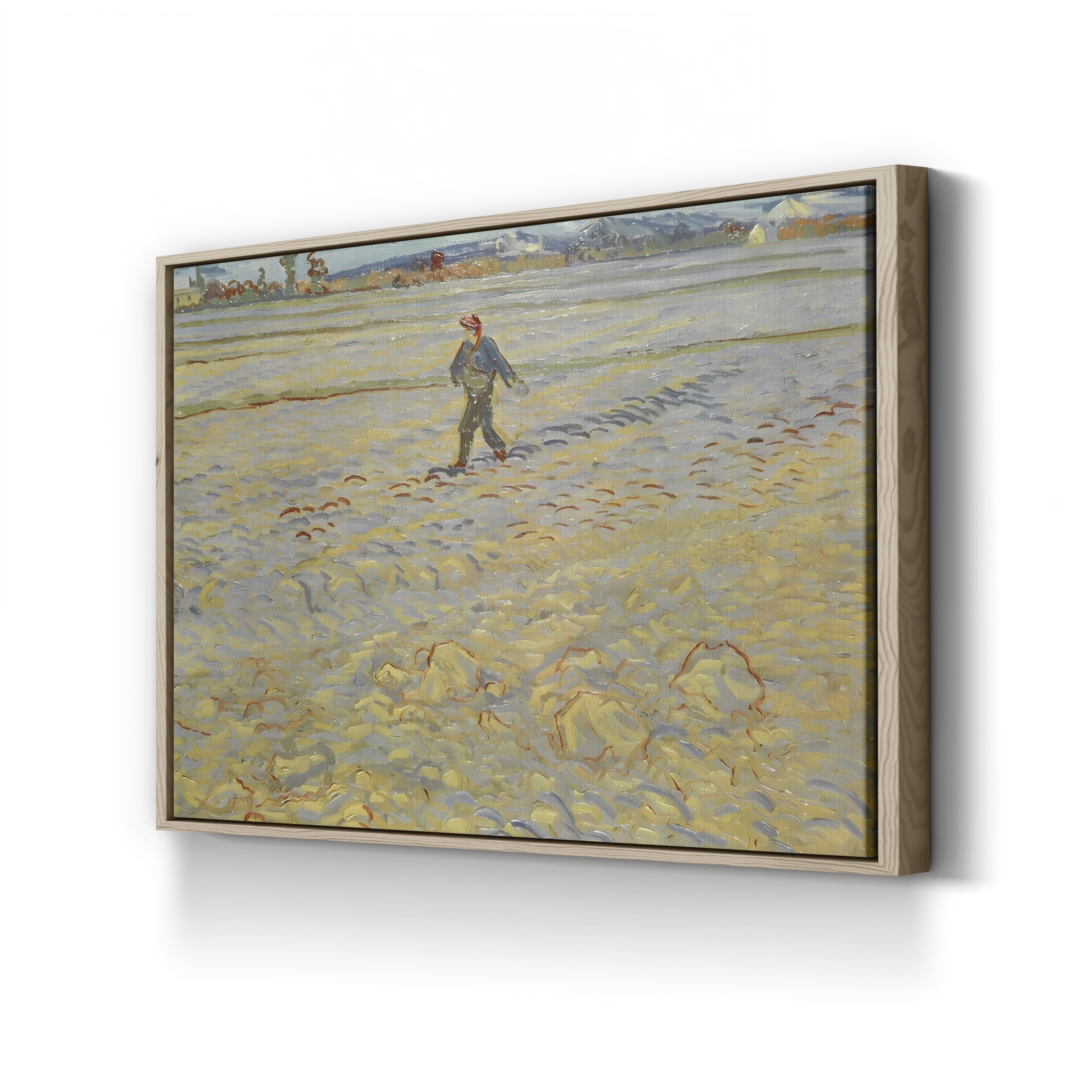 The Sower, 1888 – Vincent van Gogh Wall Art | Post-Impressionist Landscape Canvas Print