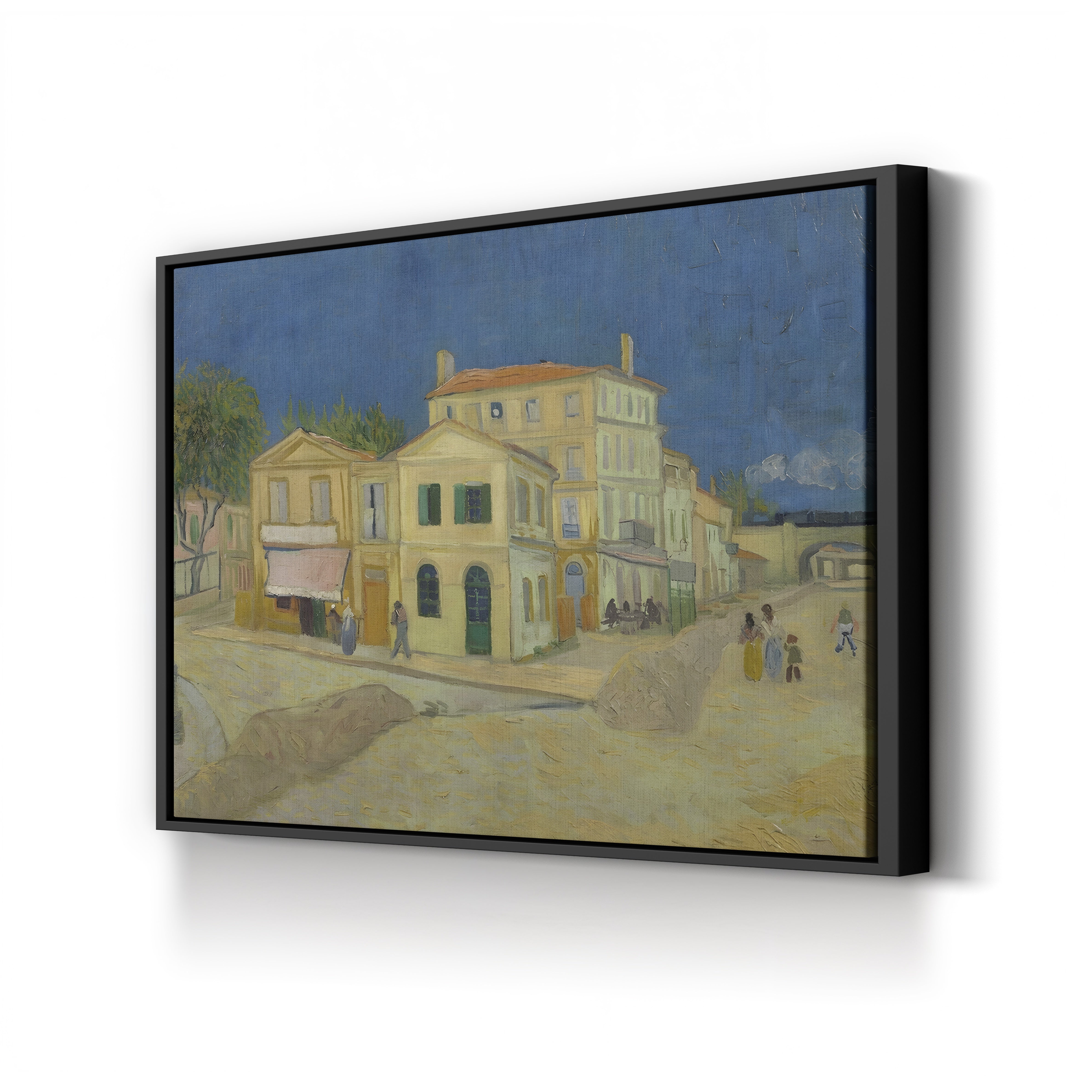 The Yellow House, 1888 – Vincent van Gogh Wall Art | Post-Impressionist Architecture Canvas Print