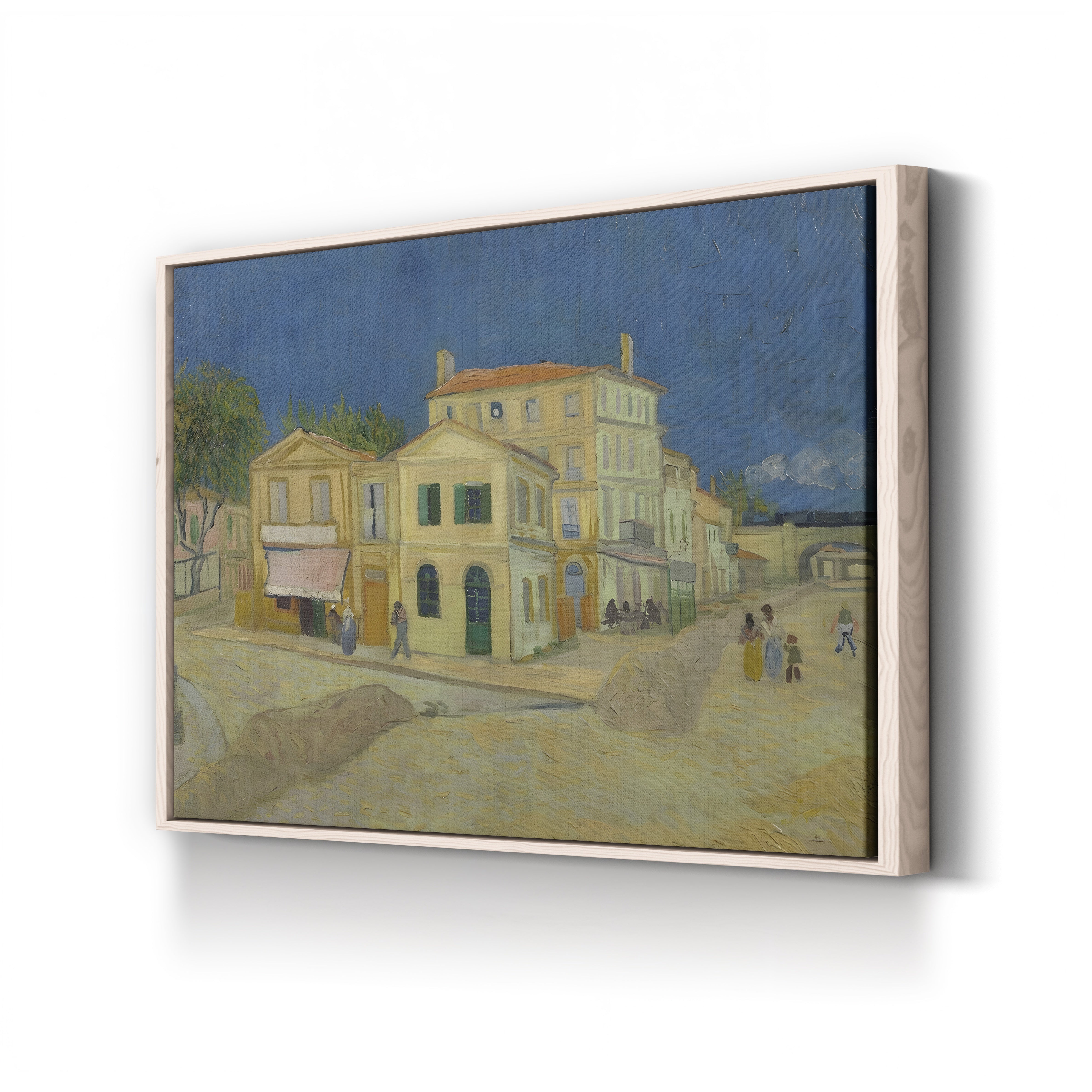 The Yellow House, 1888 – Vincent van Gogh Wall Art | Post-Impressionist Architecture Canvas Print