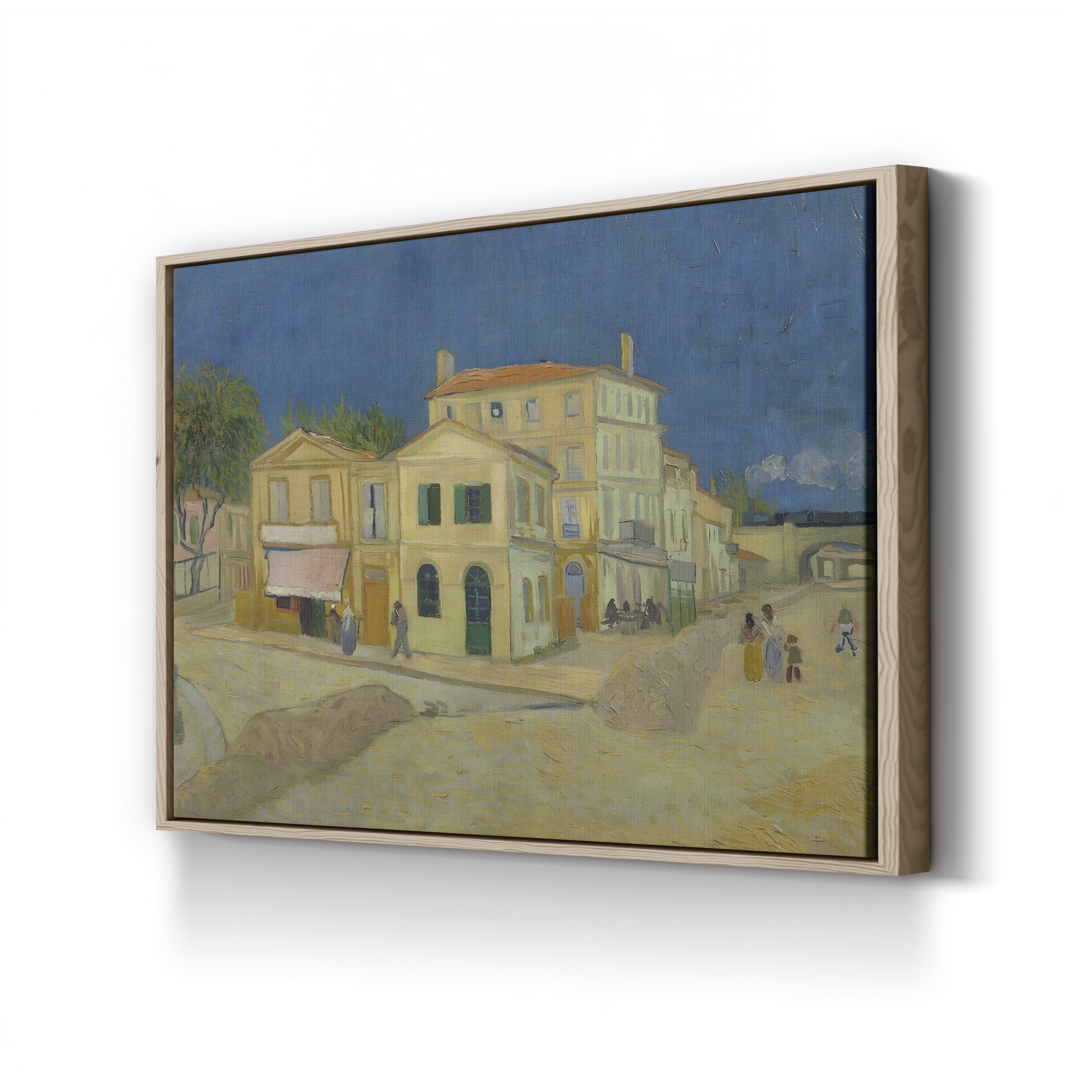 The Yellow House, 1888 – Vincent van Gogh Wall Art | Post-Impressionist Architecture Canvas Print