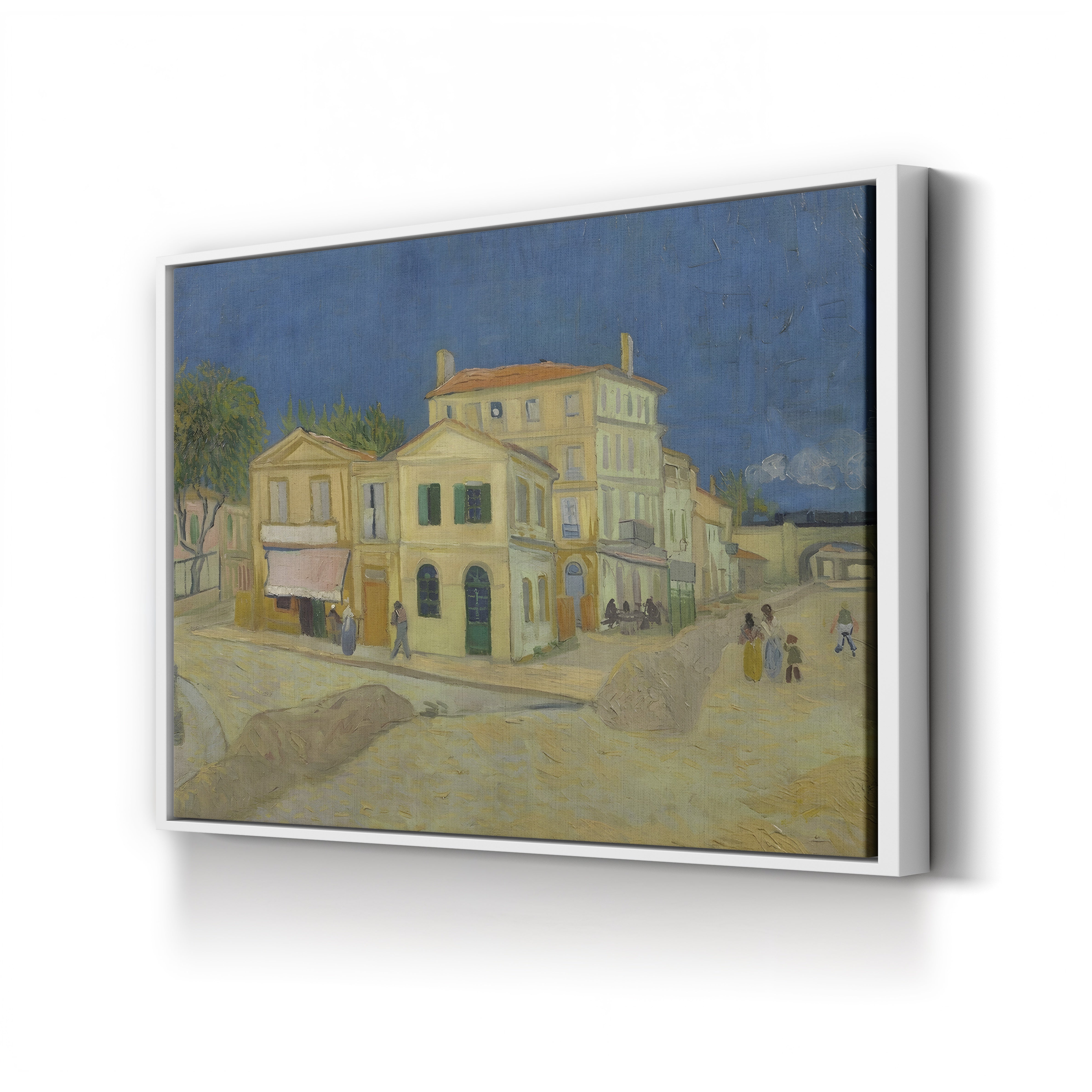 The Yellow House, 1888 – Vincent van Gogh Wall Art | Post-Impressionist Architecture Canvas Print