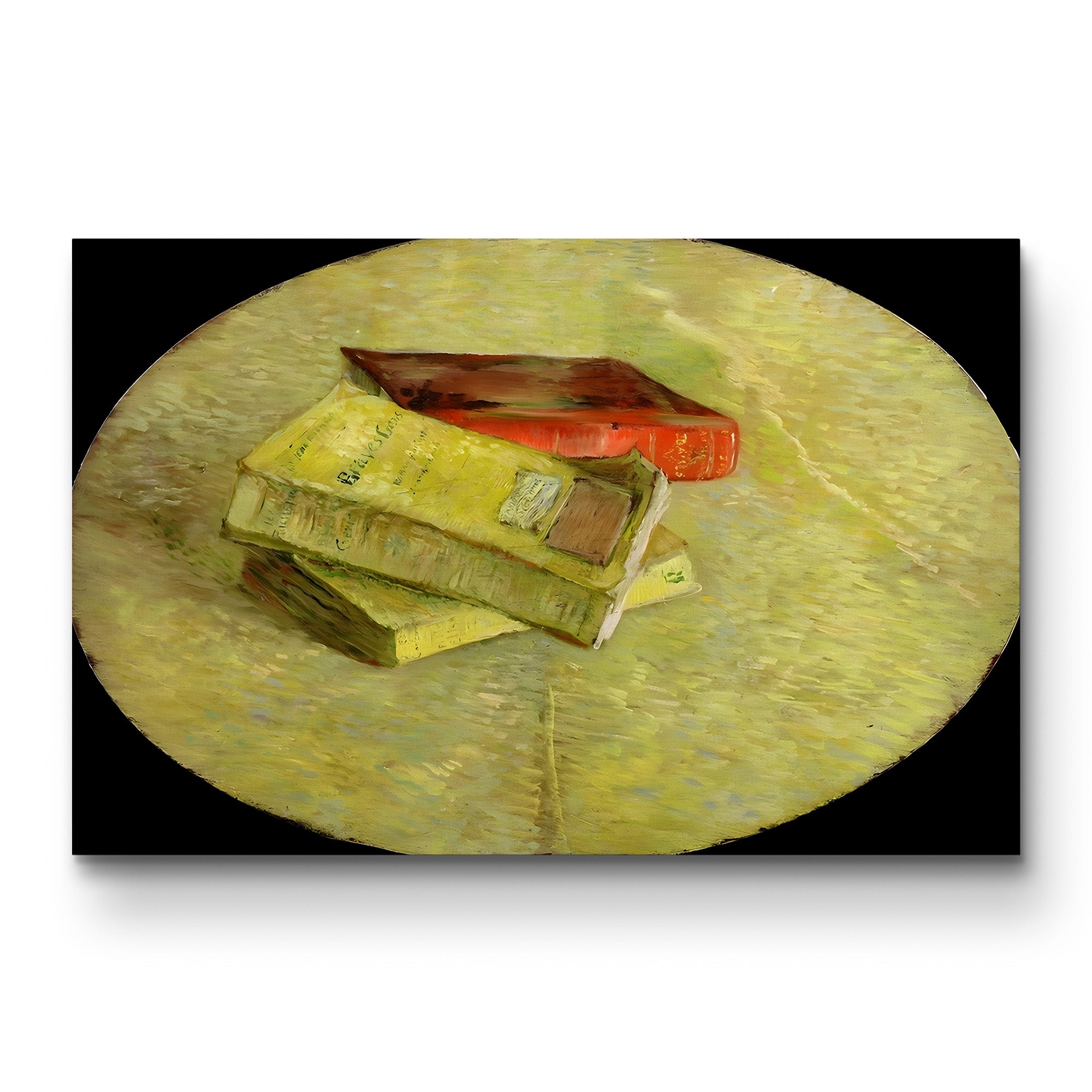 Three Books – Vincent van Gogh Wall Art | Post-Impressionist Still Life Canvas Print