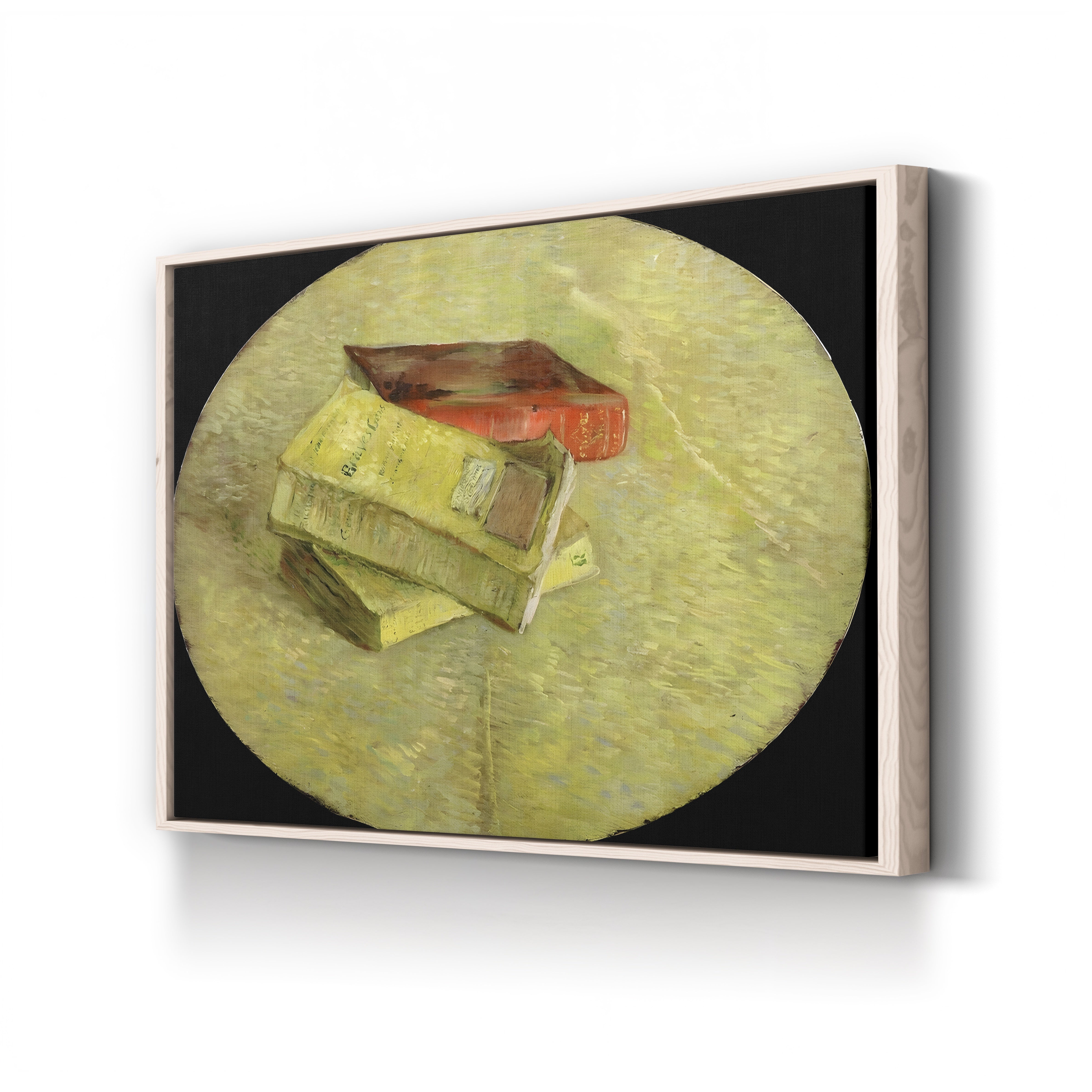 Three Books – Vincent van Gogh Wall Art | Post-Impressionist Still Life Canvas Print
