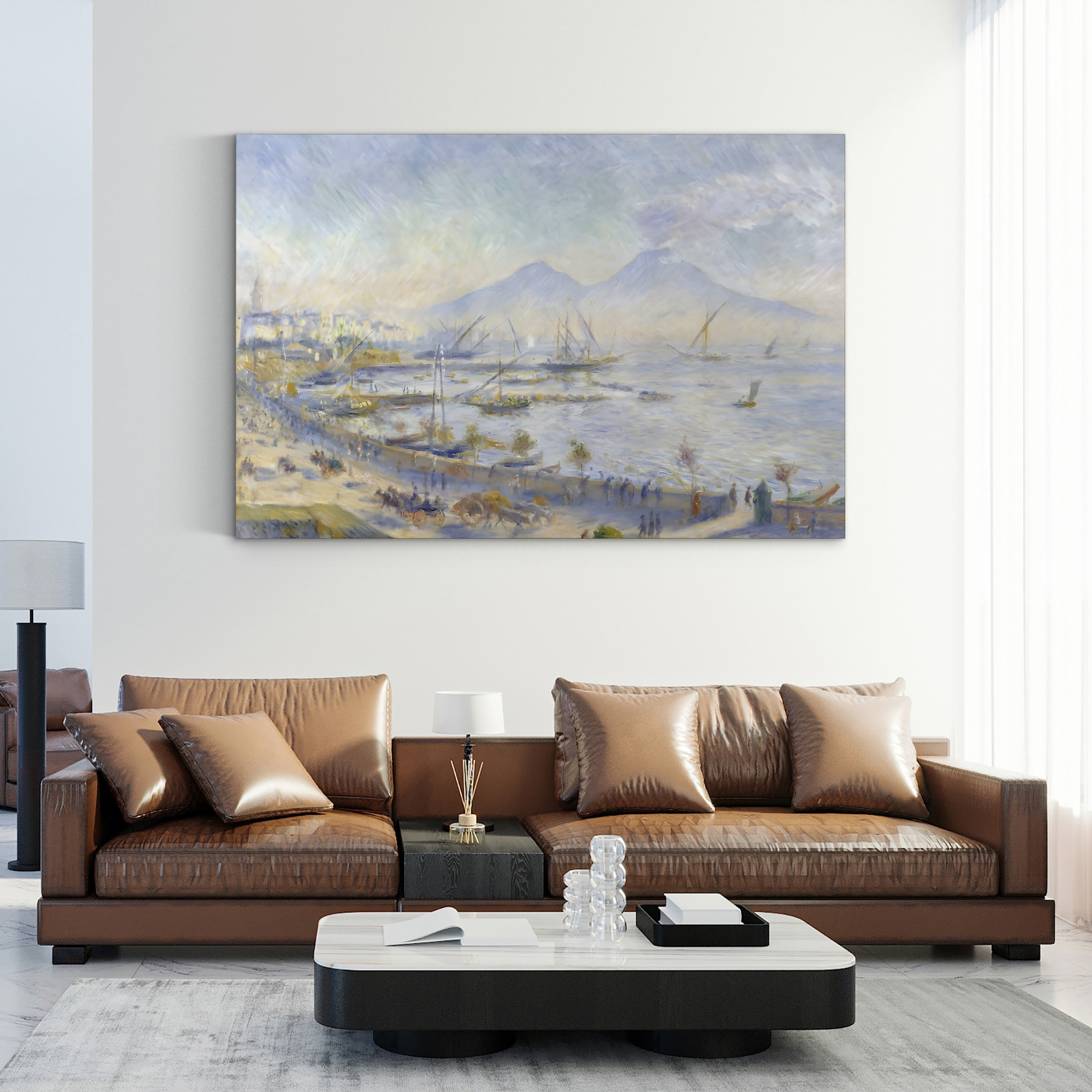 The Bay of Naples, 1881 – Pierre-Auguste Renoir Wall Art | Impressionist Italian Canvas Print