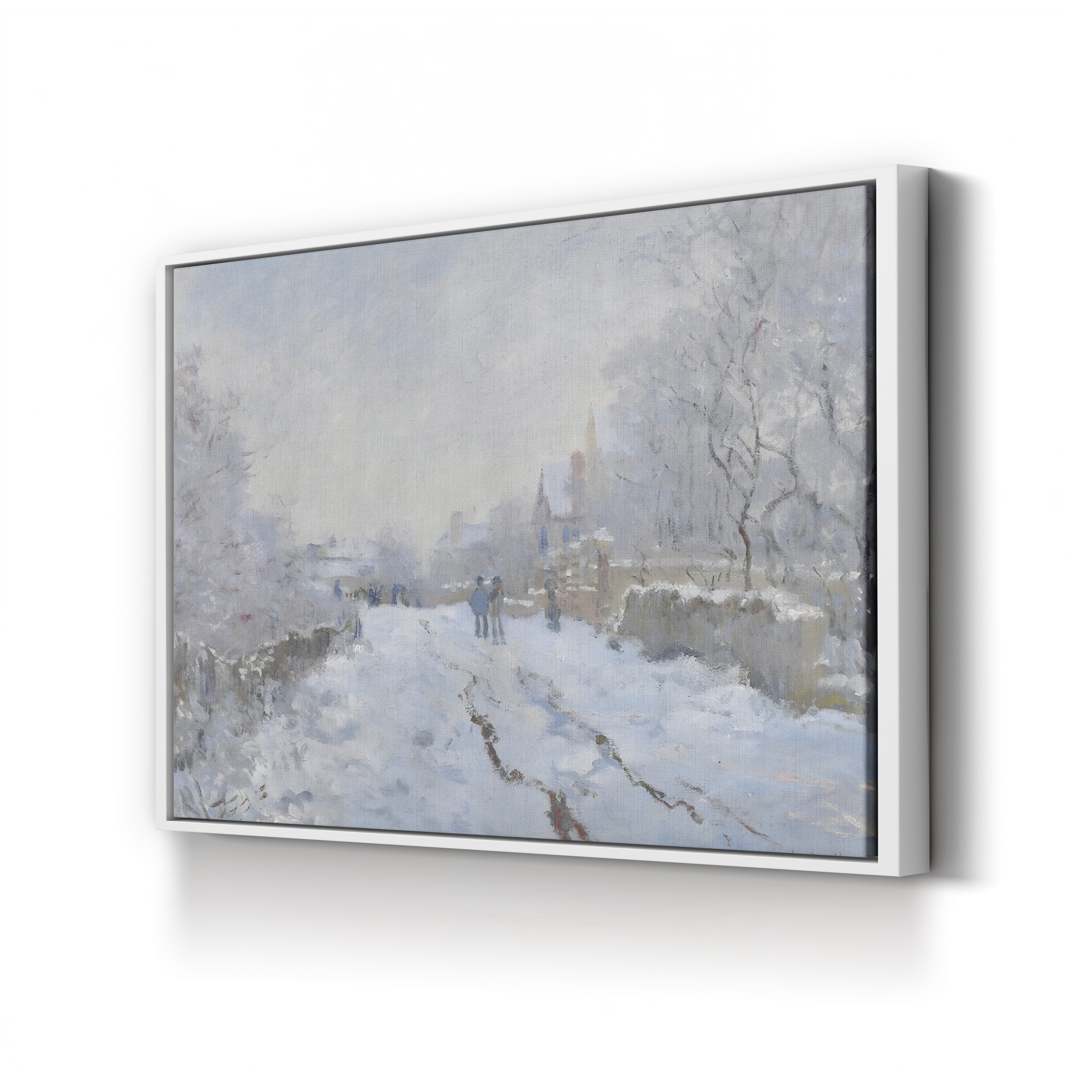 Snow Scene at Argenteuil (Rue sous la Neige, Argenteuil), 1875 by Claude Monet