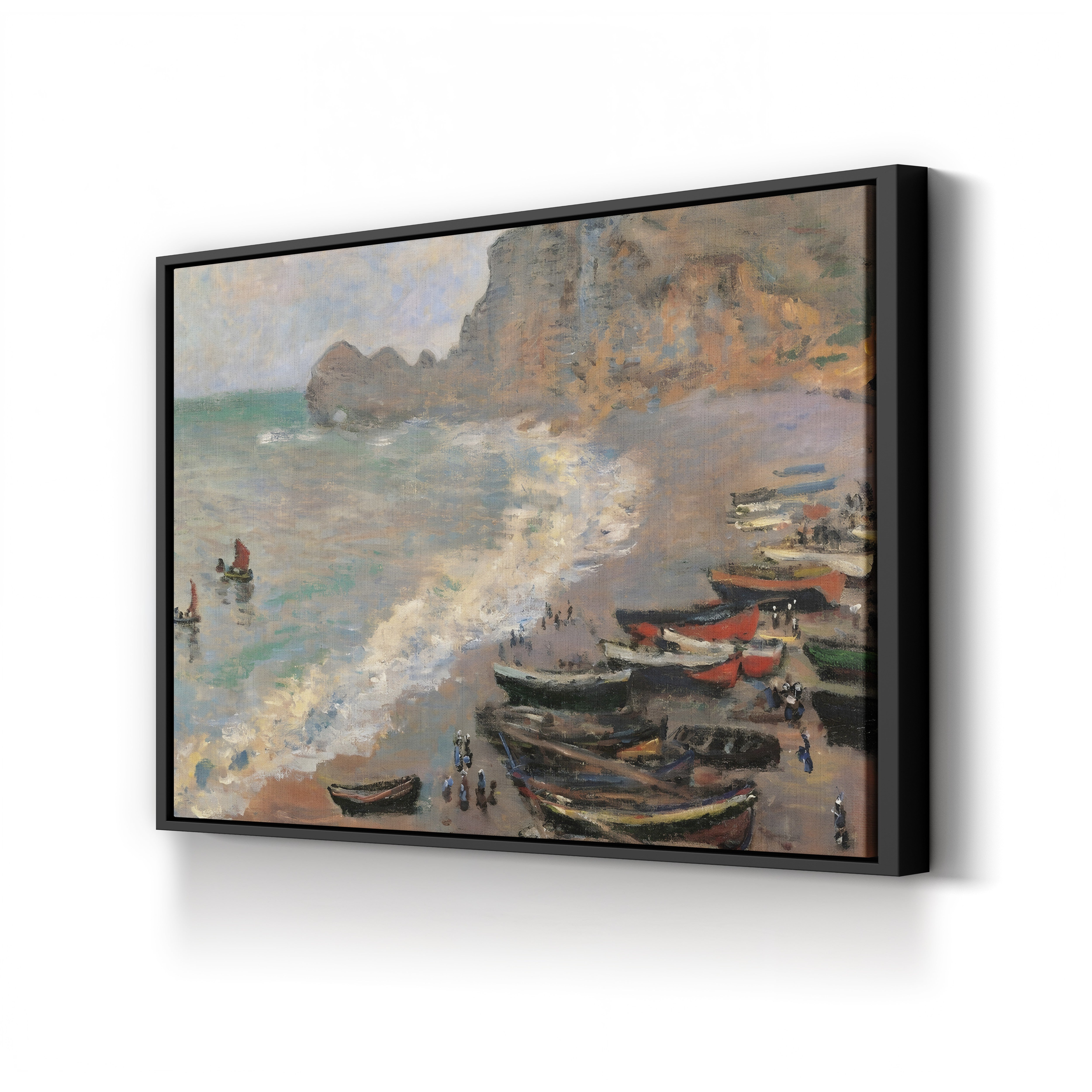 Étretat, the Beach, 1883 – Claude Monet Wall Art | Impressionist Coastal Seascape Print | Musée d'Orsay