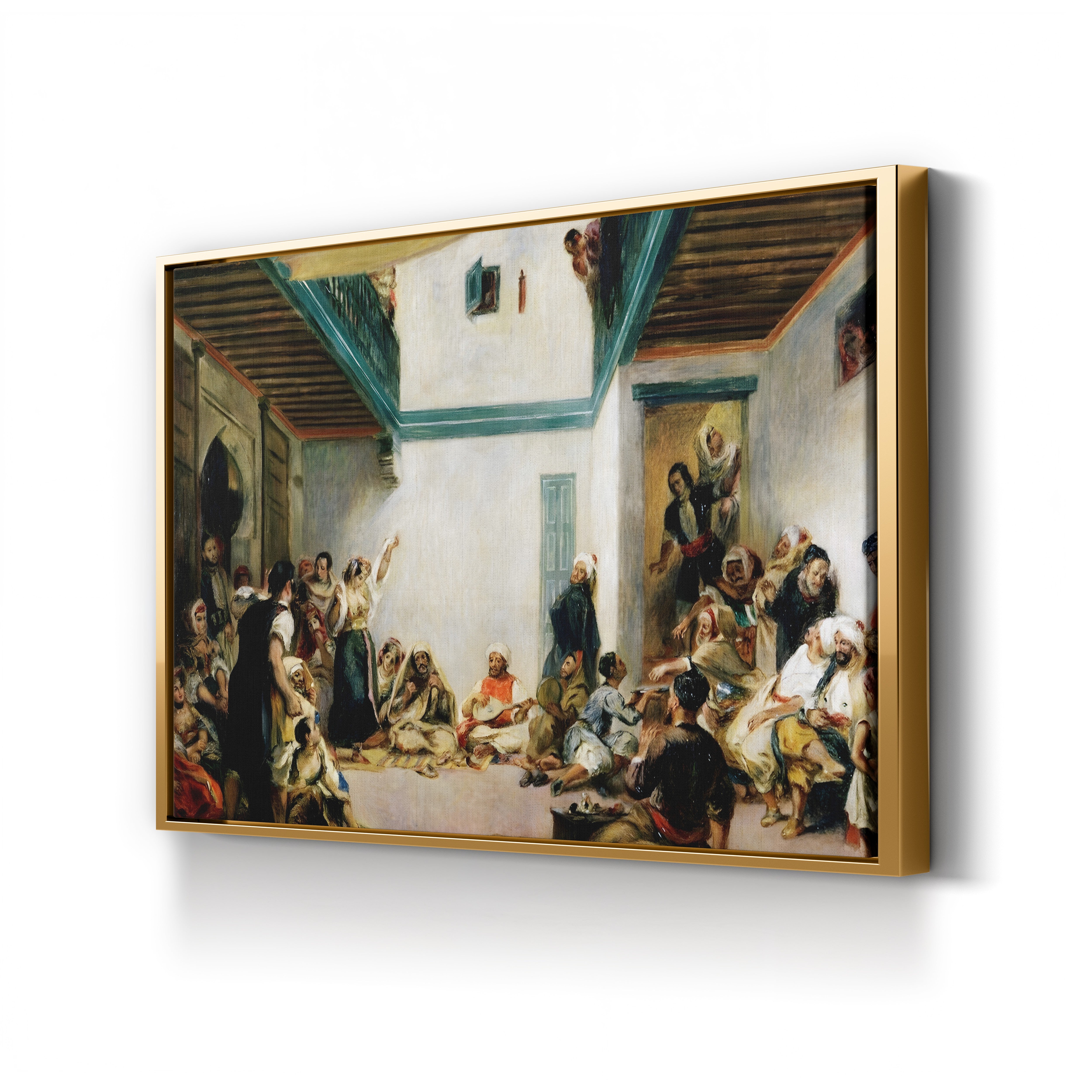 Jewish Wedding in Morocco (After Eugène Delacroix) – Pierre-Auguste Renoir Wall Art | Impressionist Figure Canvas Print