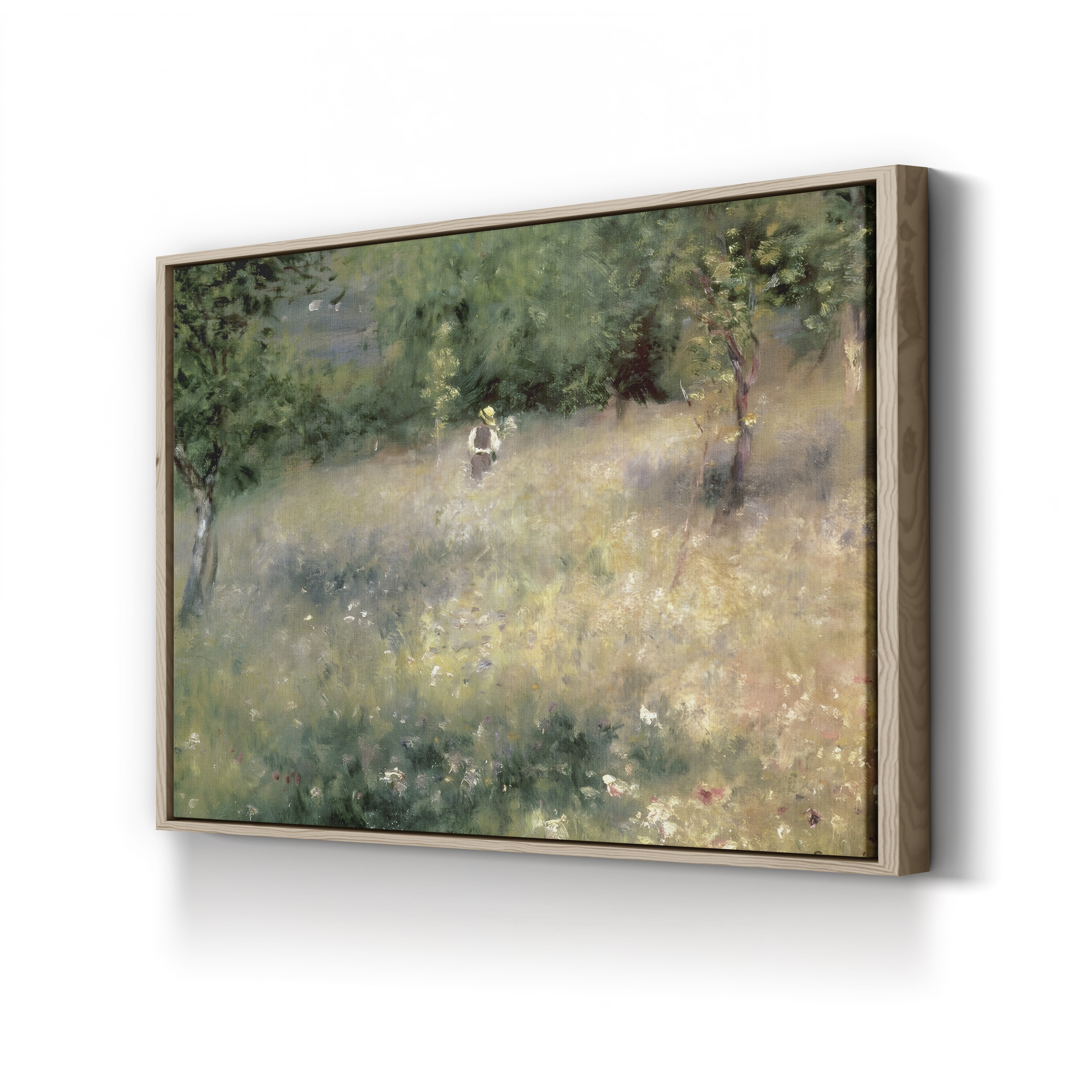Spring at Chatou, c.1872 – Renoir Wall Art | Impressionist Landscape Canvas
