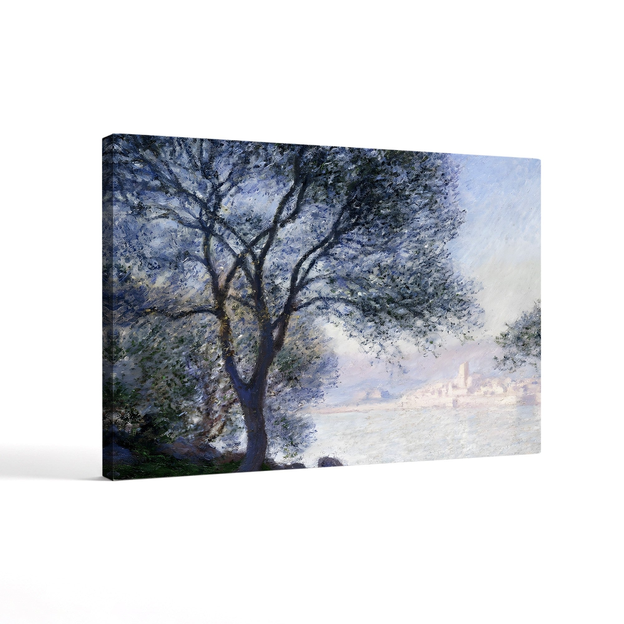 Antibes Seen from the Salis, 1888 – Claude Monet Wall Art | Impressionist Mediterranean Landscape Canvas Print