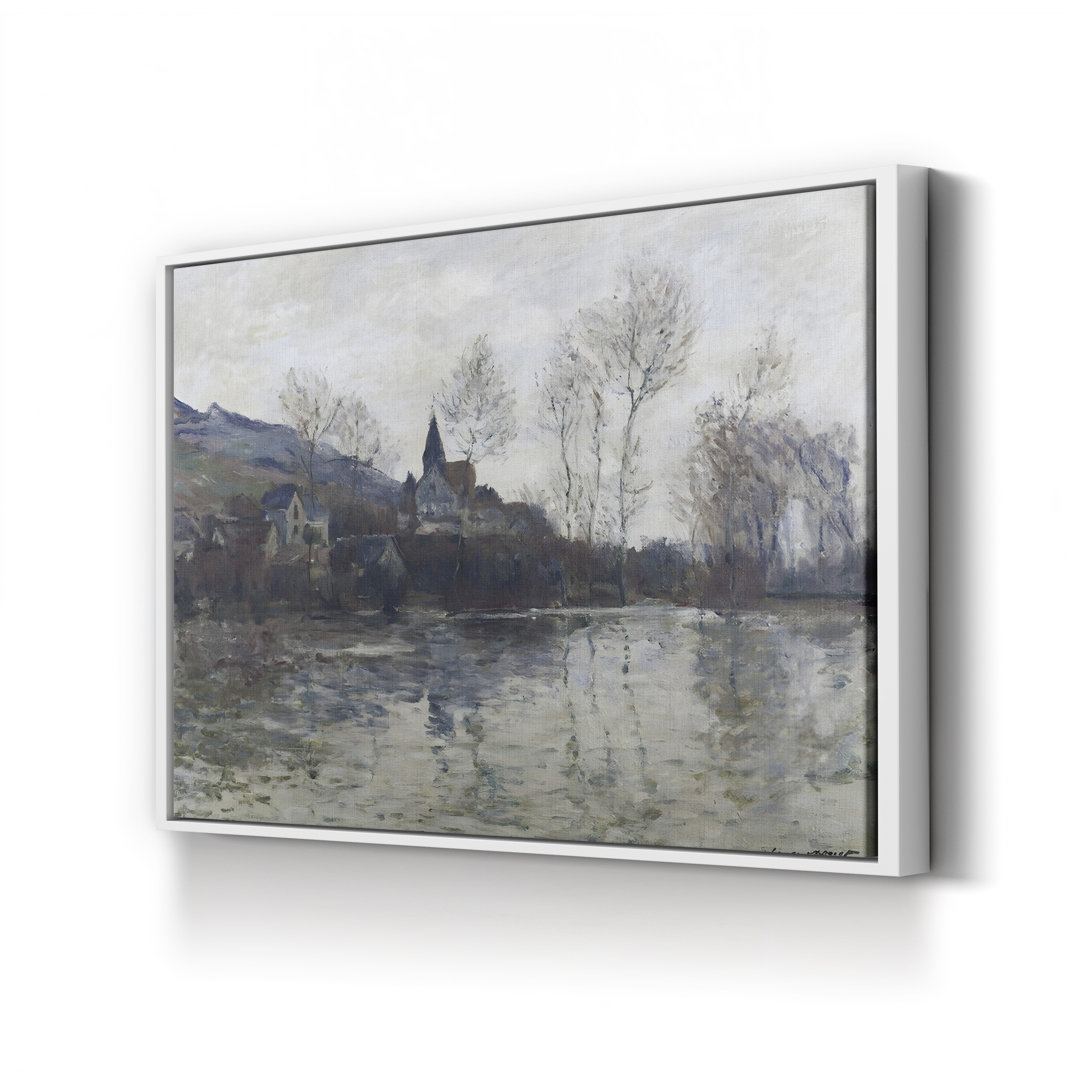 The Flood at Giverny (L’Inondation à Giverny), 1886 by Claude Monet