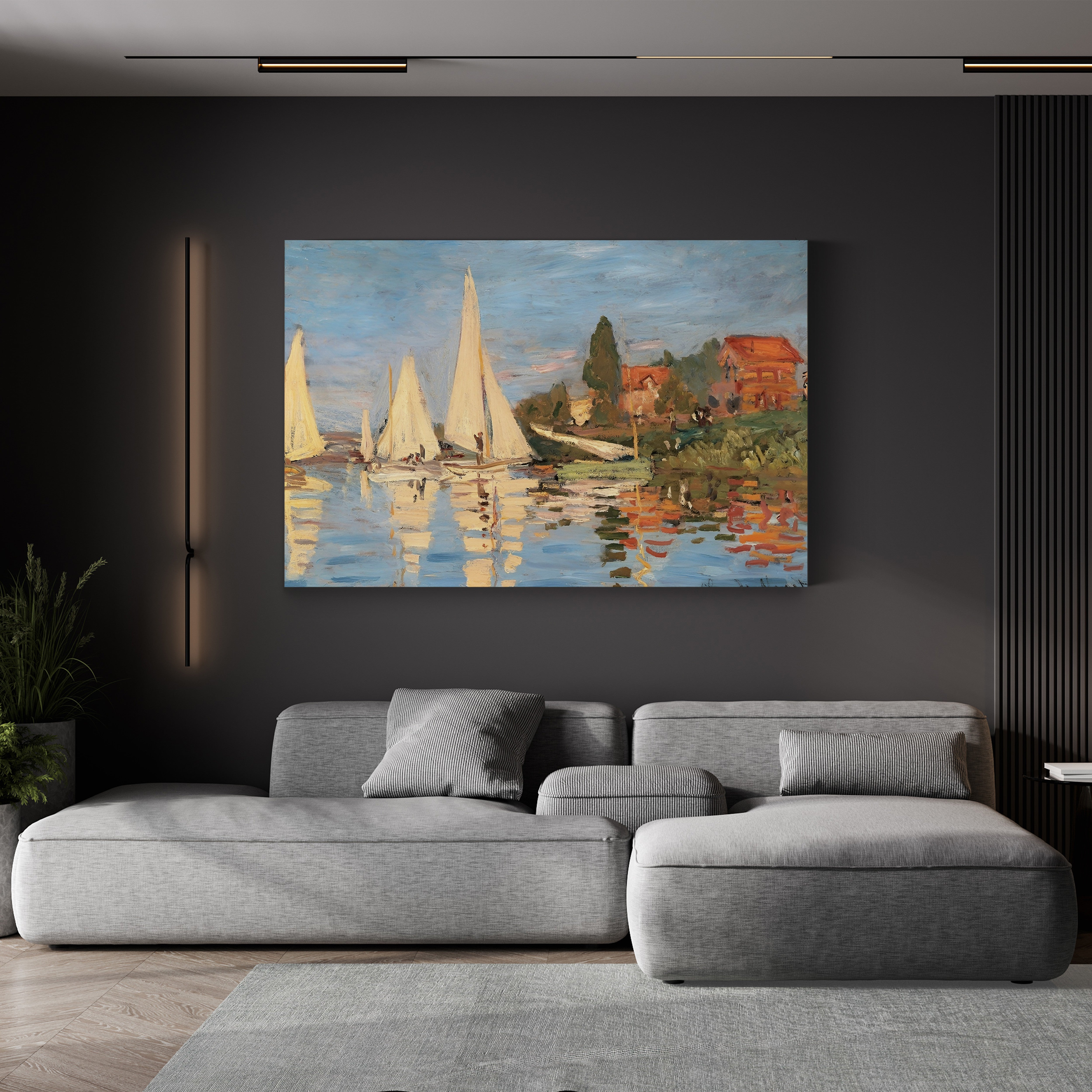 Regatta at Argenteuil (Régates à Argenteuil), 1872 by Claude Monet