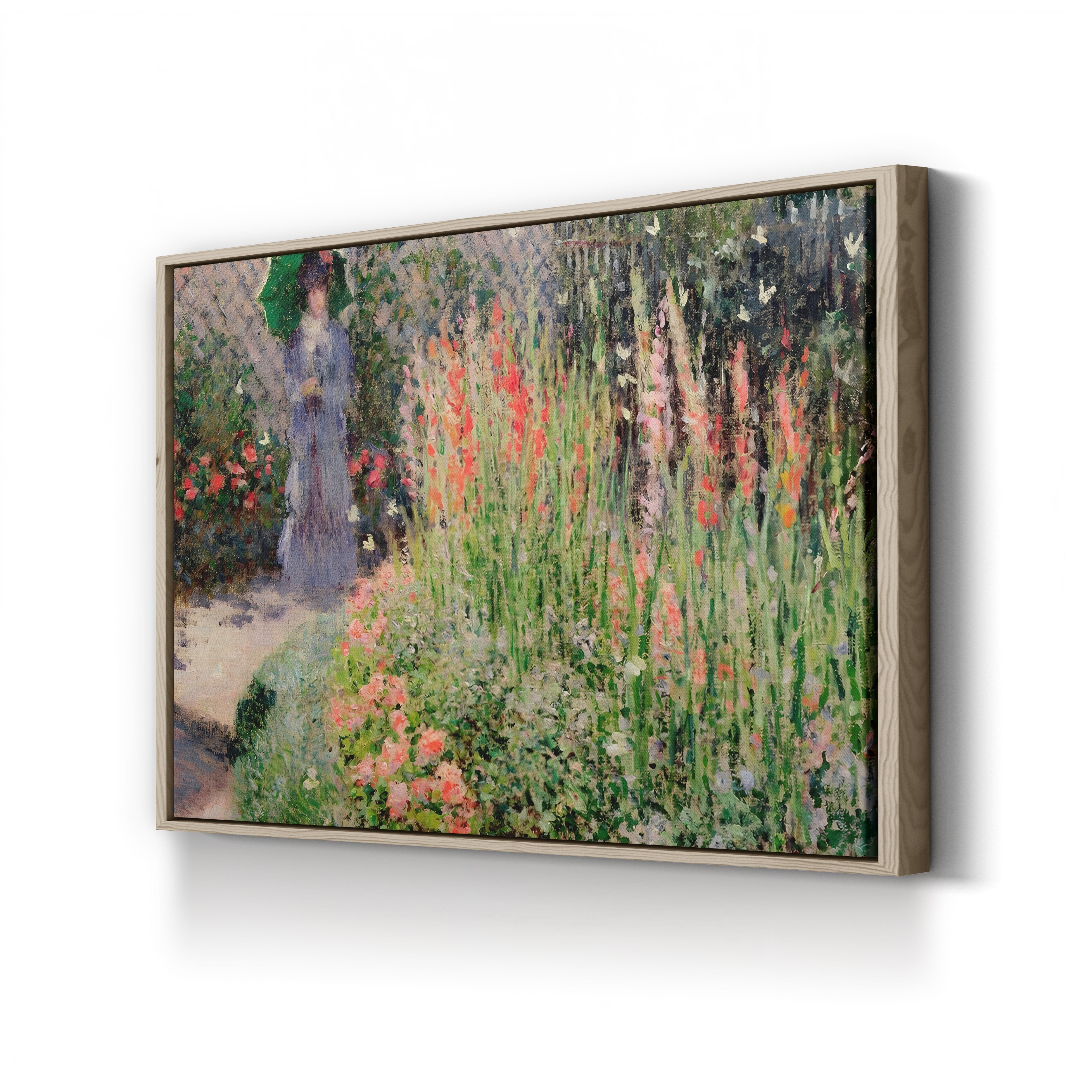 Gladioli, c. 1876 – Claude Monet Wall Art | Impressionist Floral Garden Canvas Print