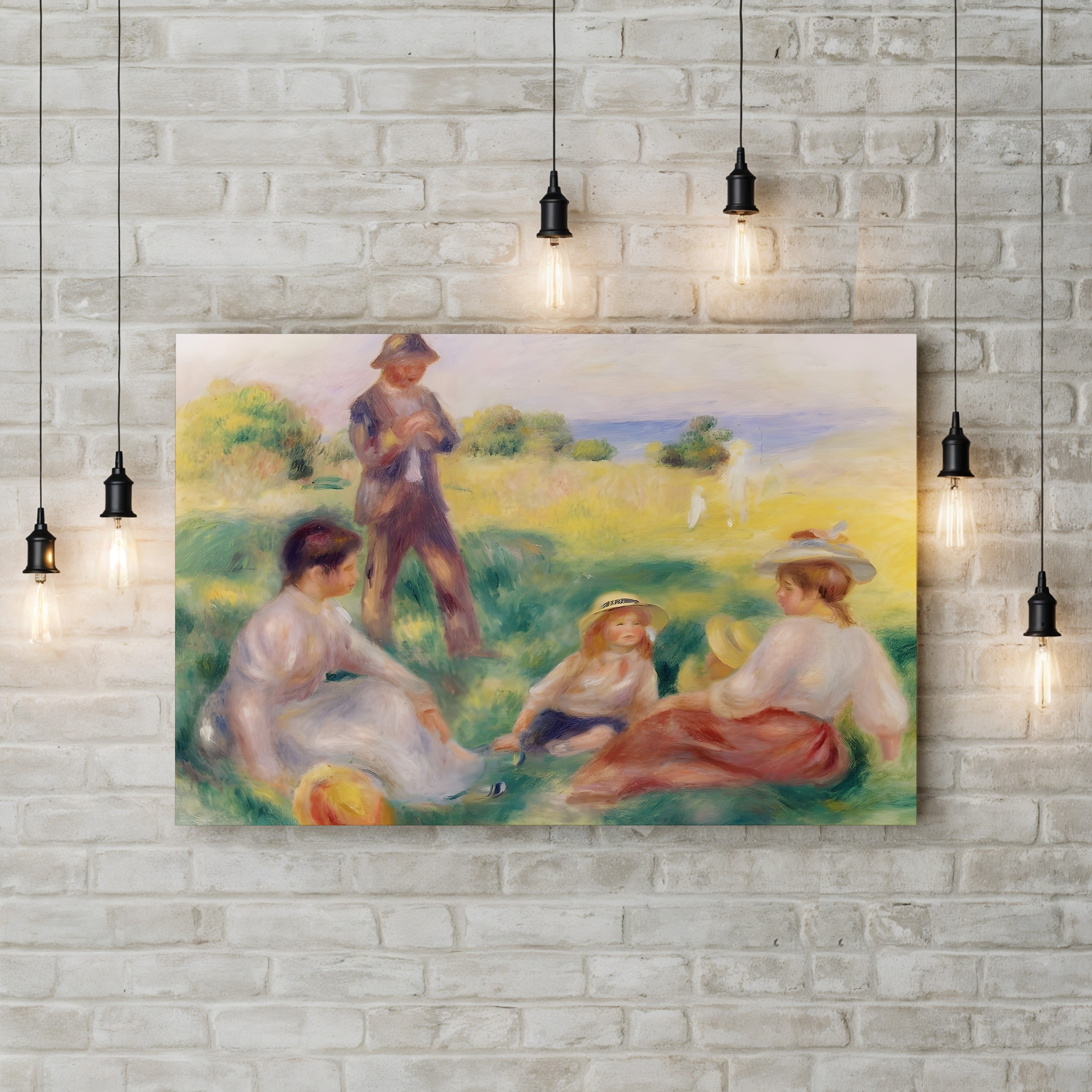 Party in the Country at Berneval, 1898 – Renoir Wall Art | Impressionist