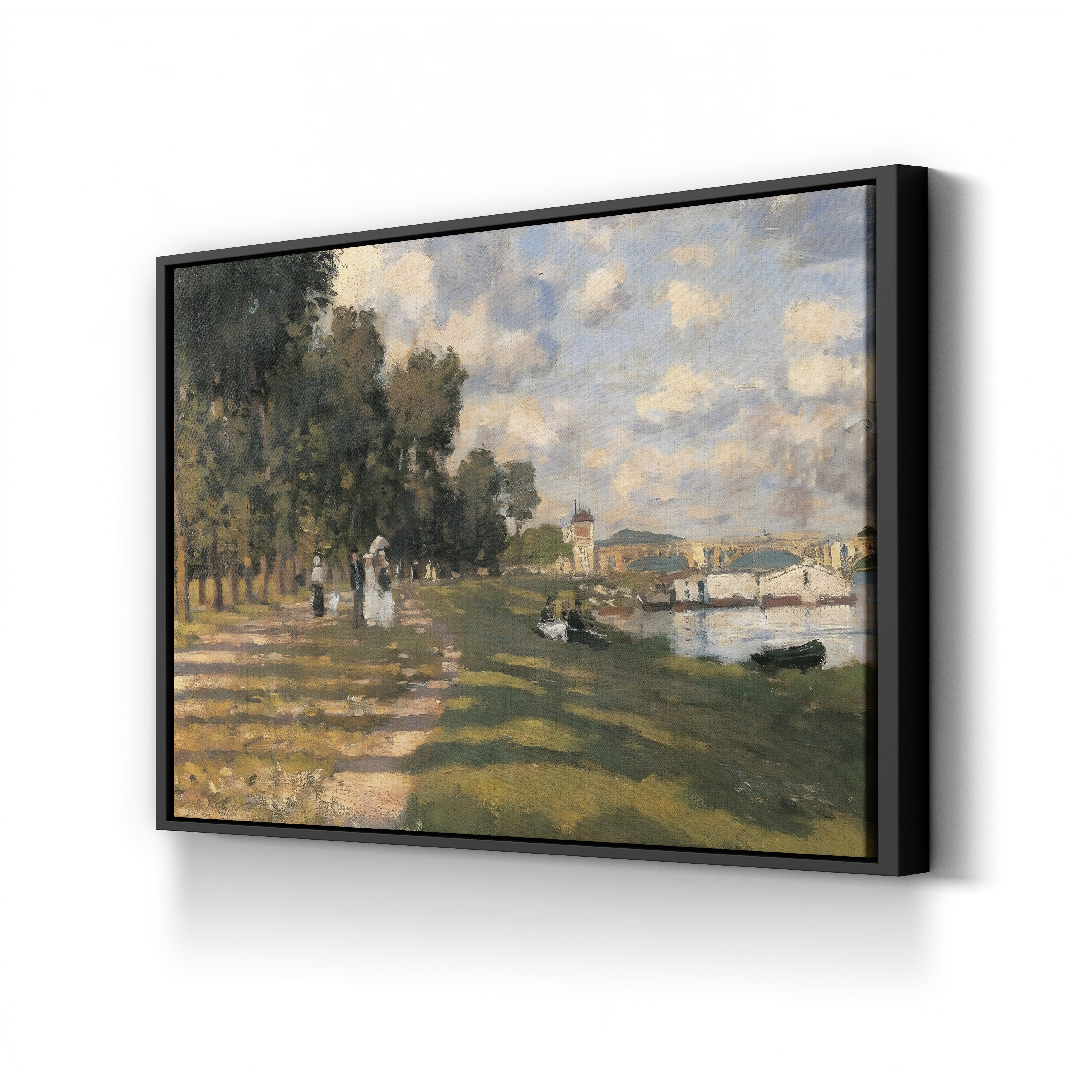 Basin at Argenteuil, 1872 – Claude Monet Wall Art | Musée d'Orsay Impressionist Canvas Print