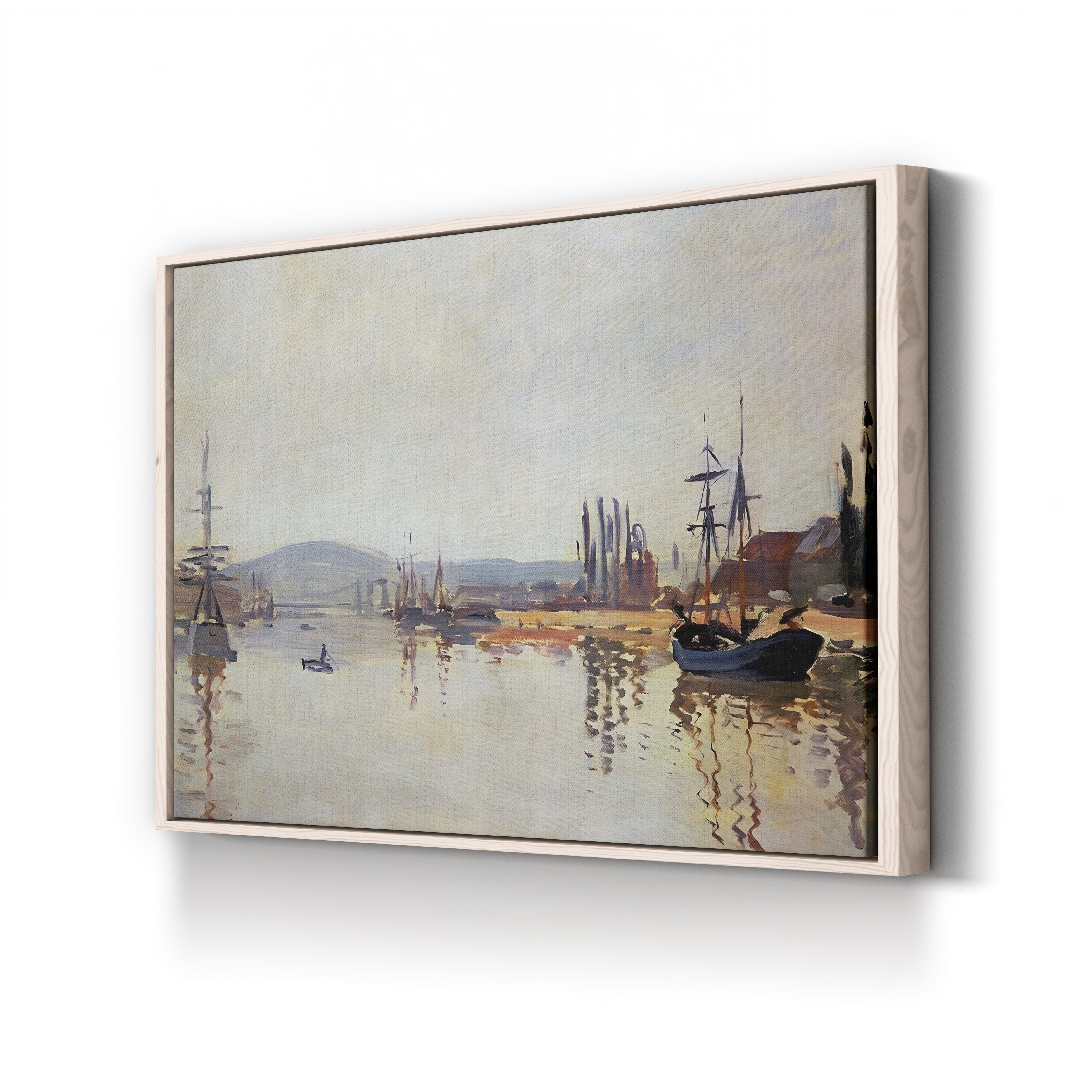 The Seine Below Rouen, 1872 by Claude Monet