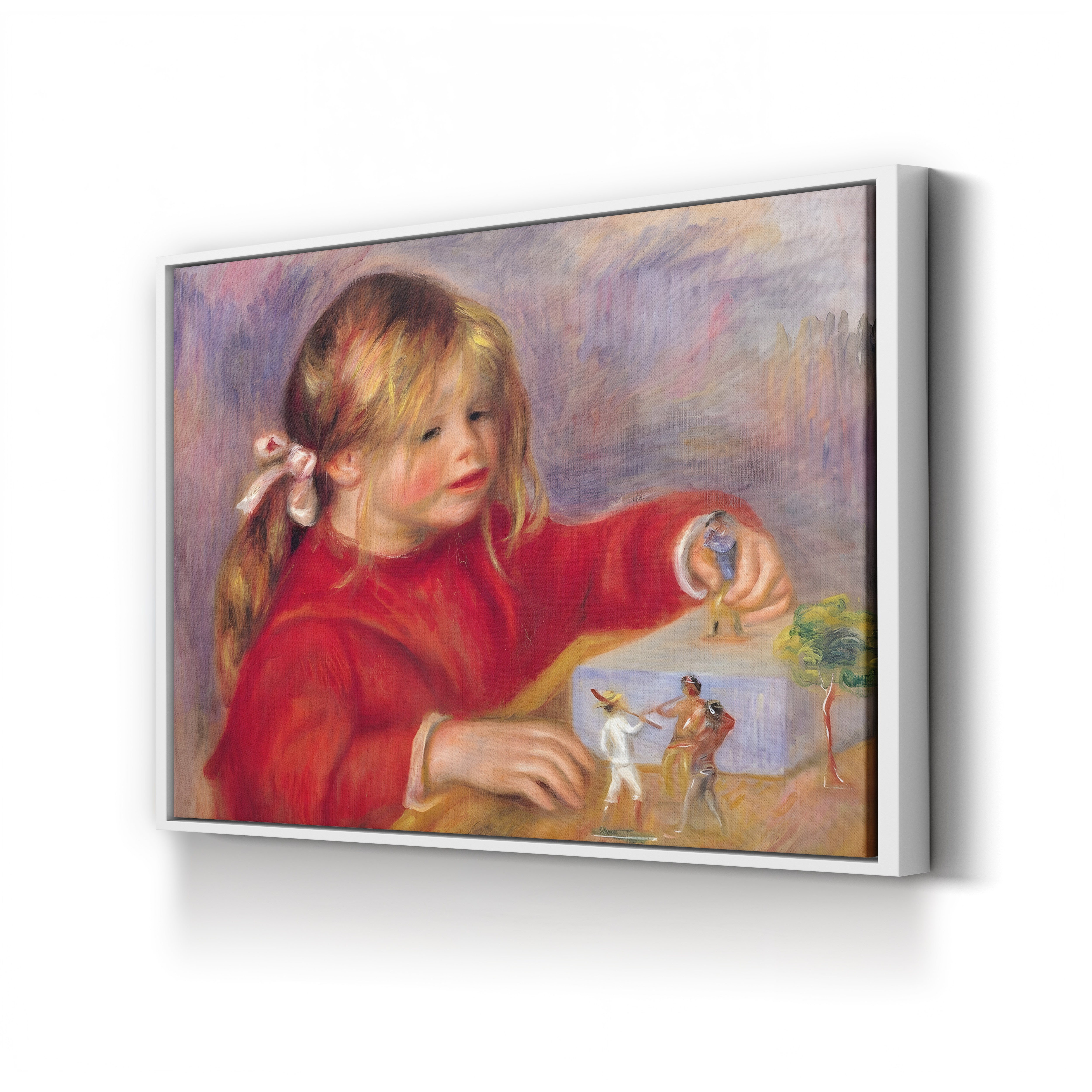 Claude Renoir at Play, 1905 – Pierre-Auguste Renoir Wall Art | Impressionist Childhood Canvas Print