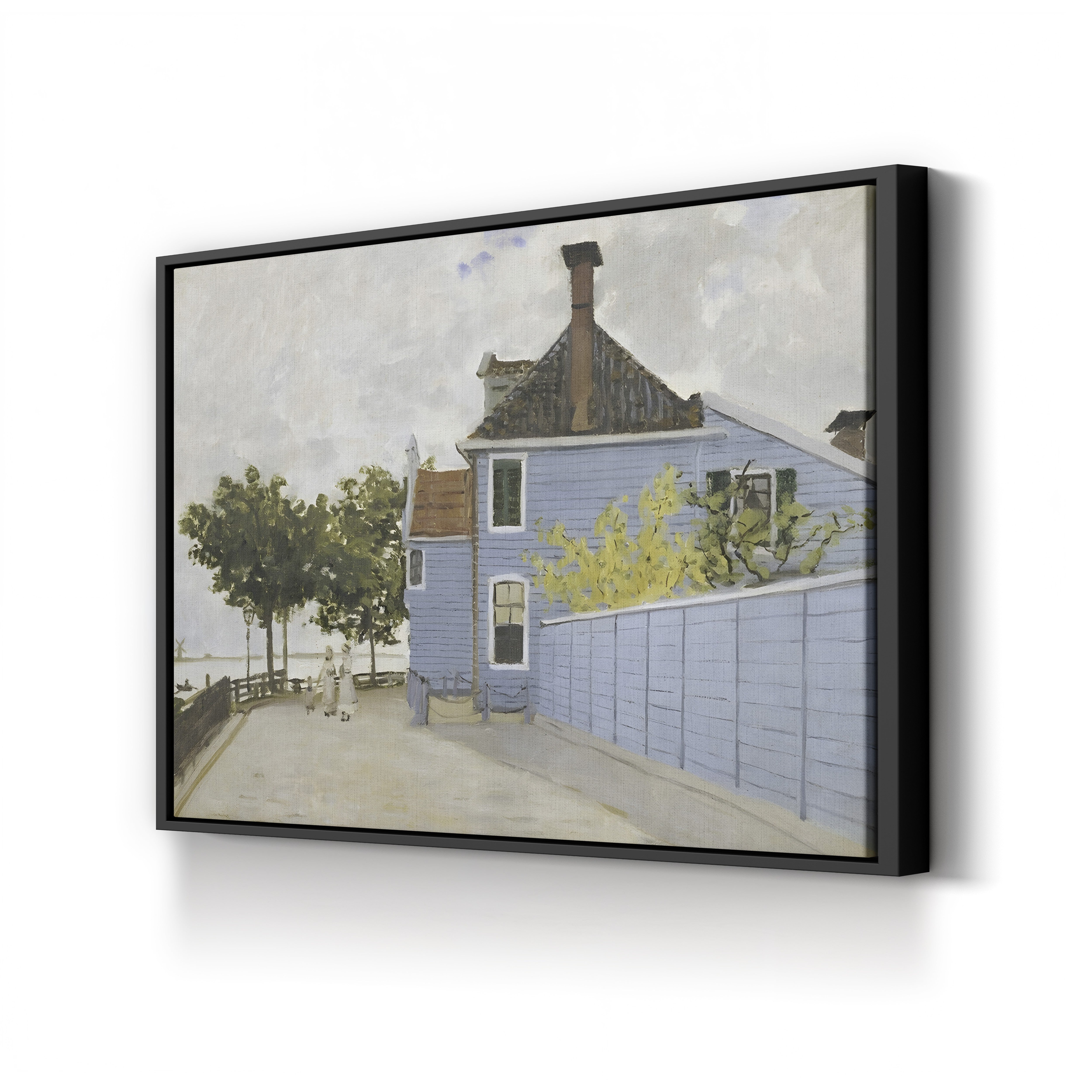 The Blue House at Zaandam (La Maison bleue à Zaandam), 1871 by Claude Monet