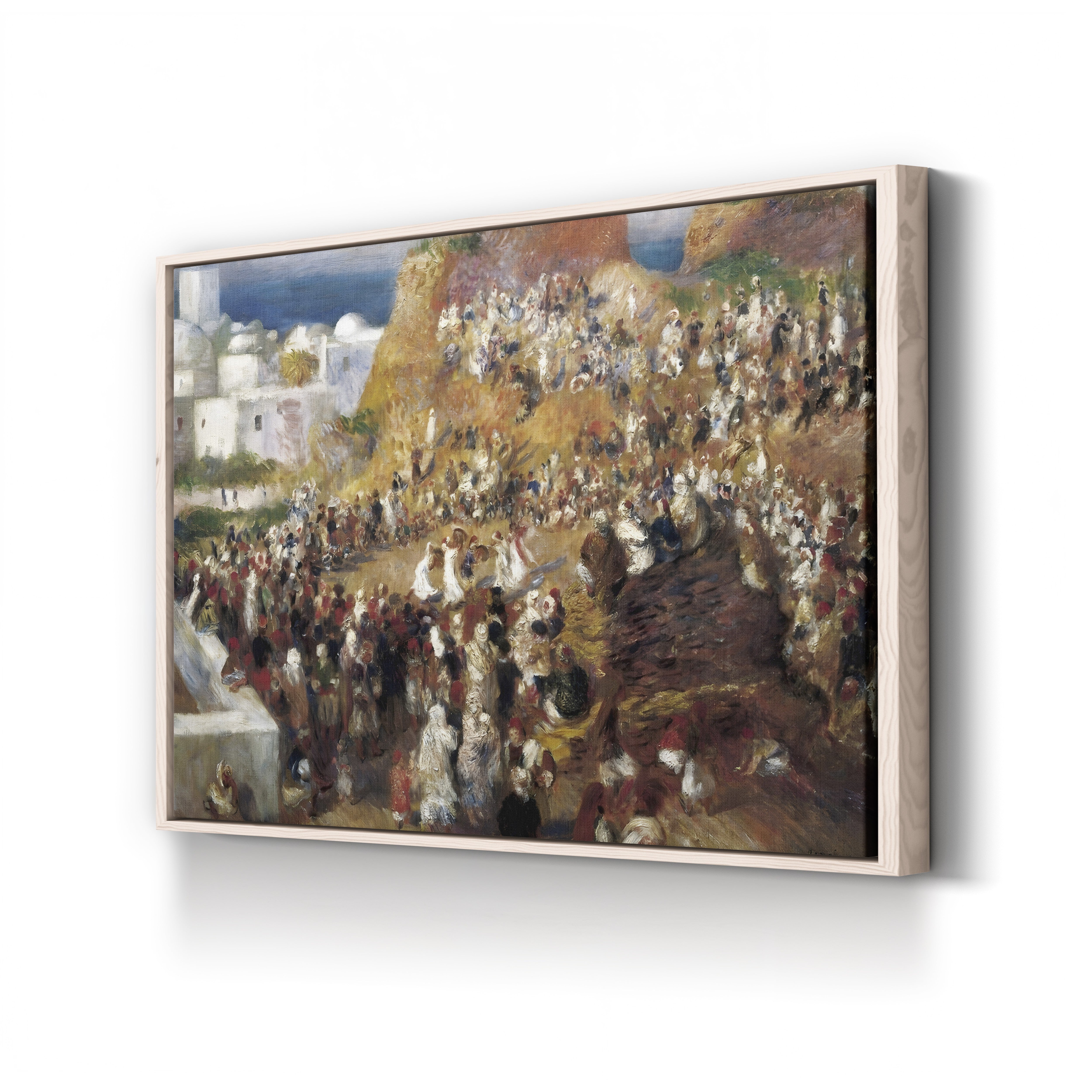 The Mosque, Arab Festival, 1881 – Pierre-Auguste Renoir Wall Art | Impressionist Algeria Canvas Print