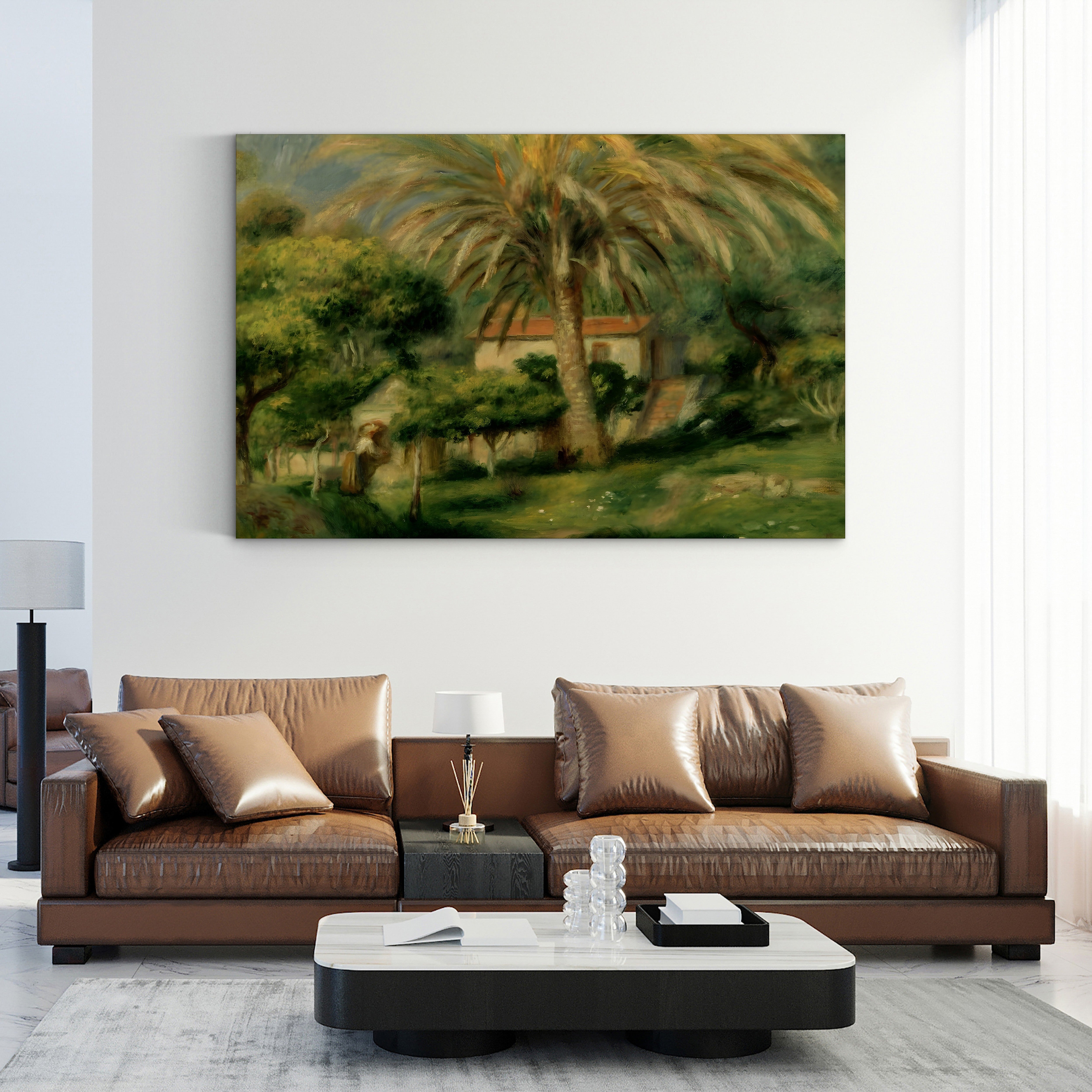 Palm Trees, 1902 – Renoir Wall Art | Impressionist Landscape Canvas