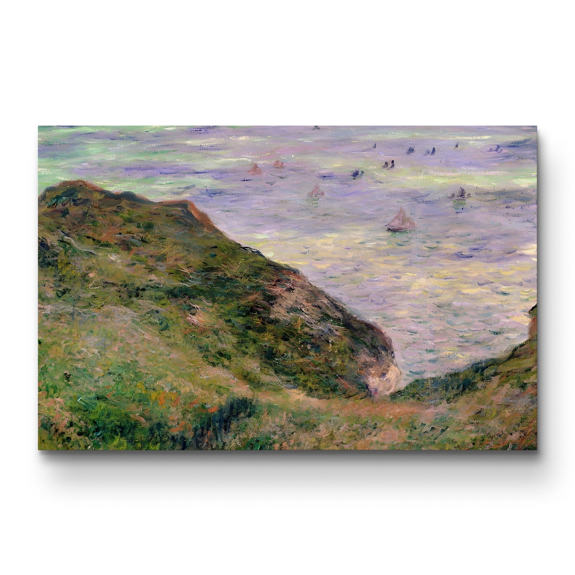 On the Cliff at Pourville (Sur la falaise à Pourville), 1882 by Claude Monet