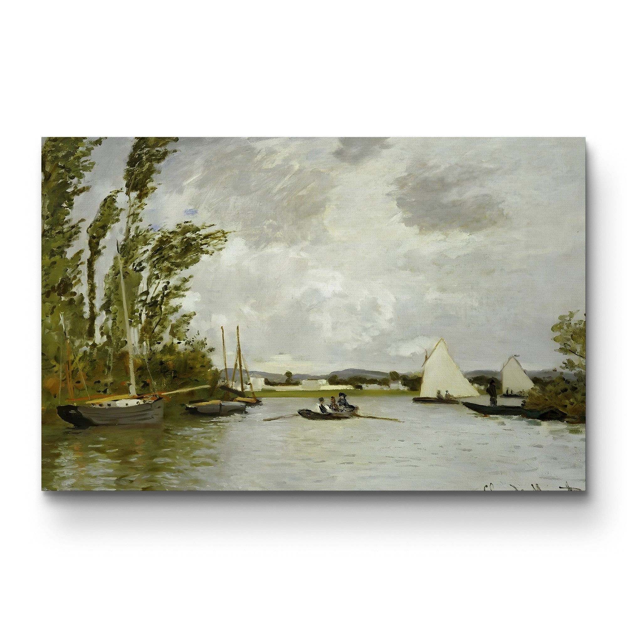 The Little Branch of the Seine at Argenteuil (Le Petit Bras de la Seine à Argenteuil), 1872 by Claude Monet