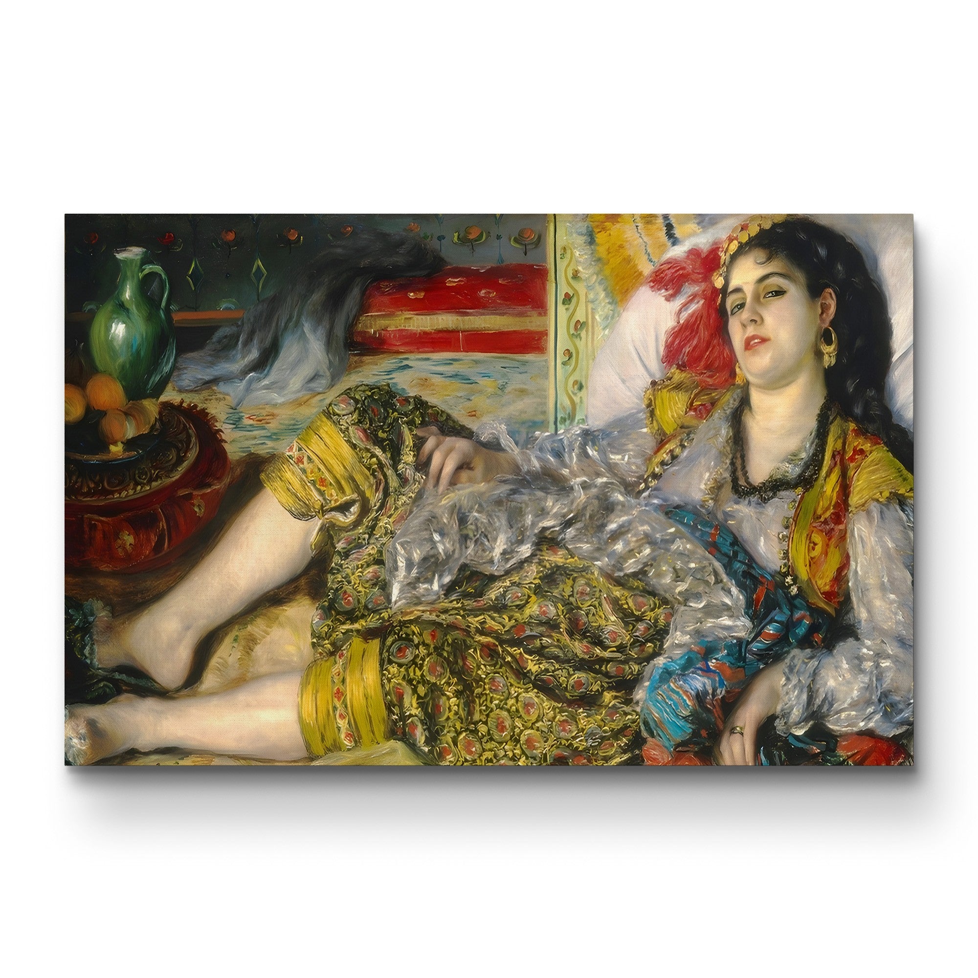 Odalisque, 1870 – Renoir Wall Art | Impressionist Figure Canvas