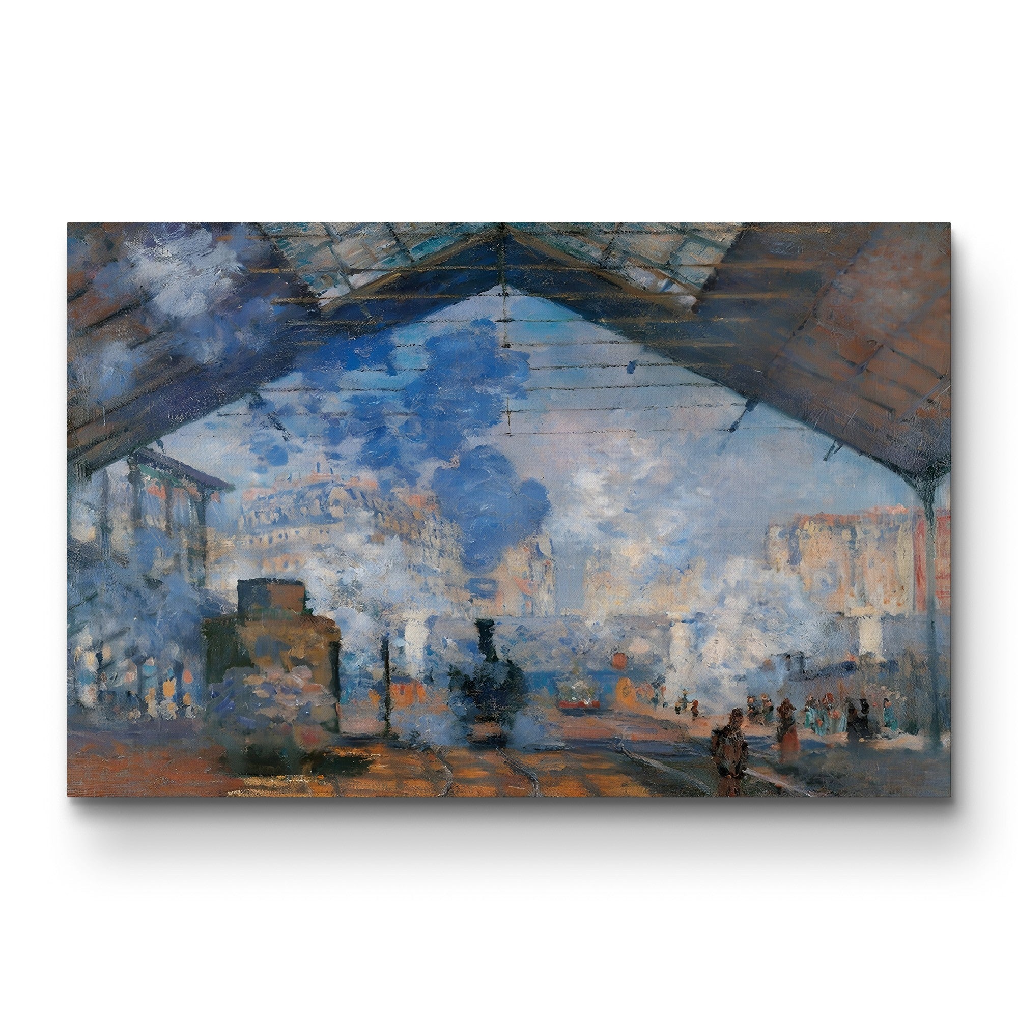 The Saint-Lazare Station (La Gare Saint-Lazare), 1877 by Claude Monet