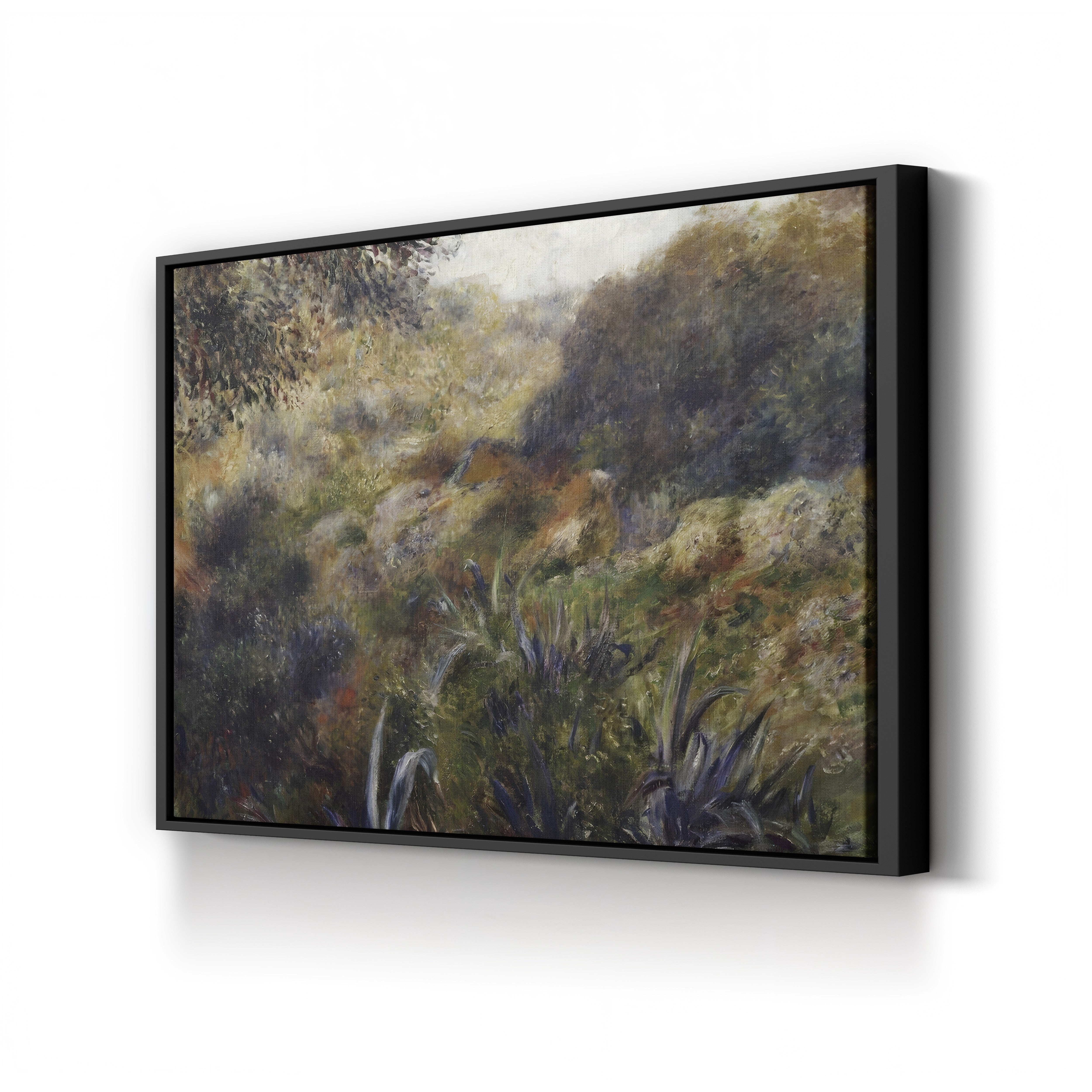 Algerian Landscape, 1881 – Pierre-Auguste Renoir Wall Art | Impressionist Landscape Canvas Print