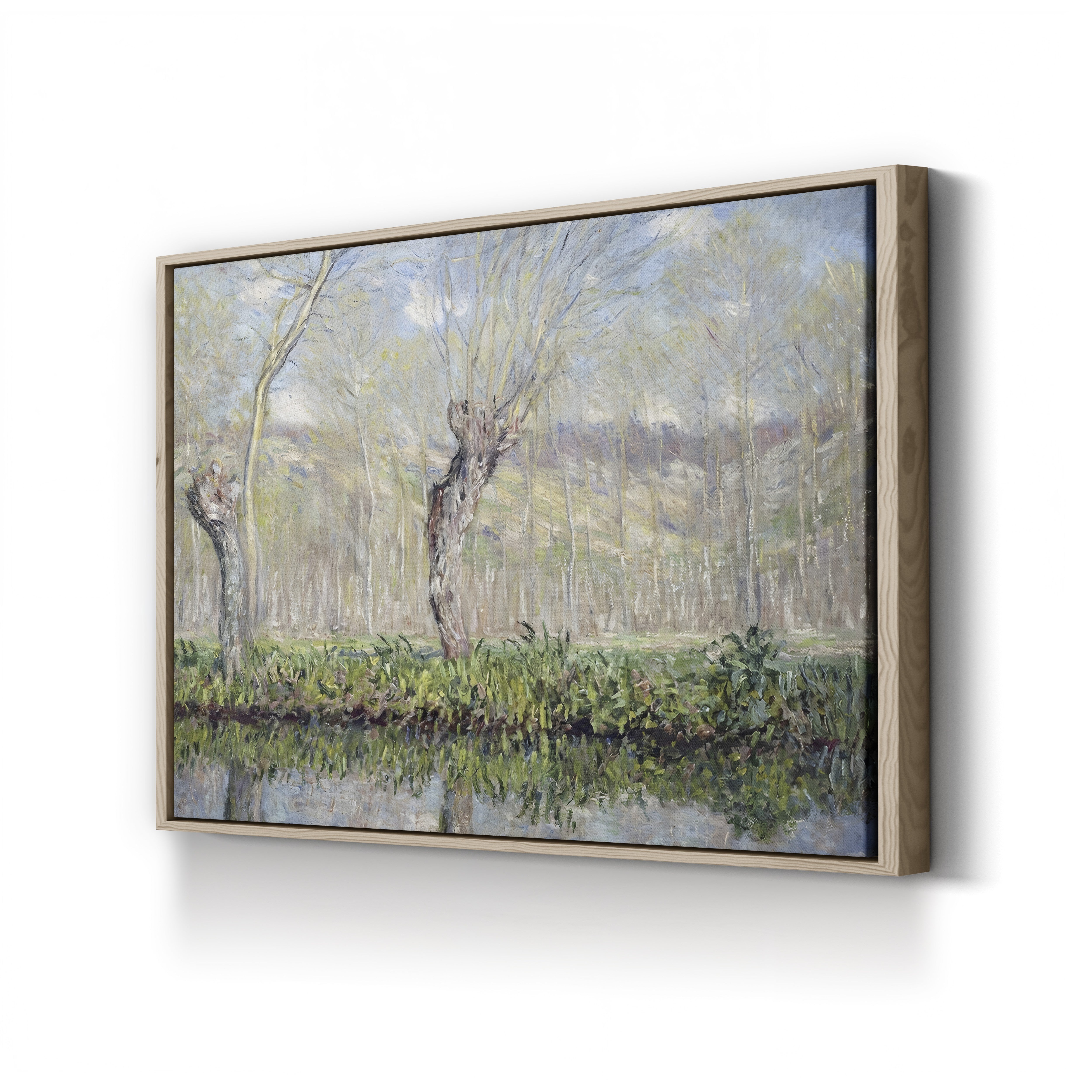 Spring, the Border of the Epte (Printemps, Bord de l’Epte), 1885 by Claude Monet