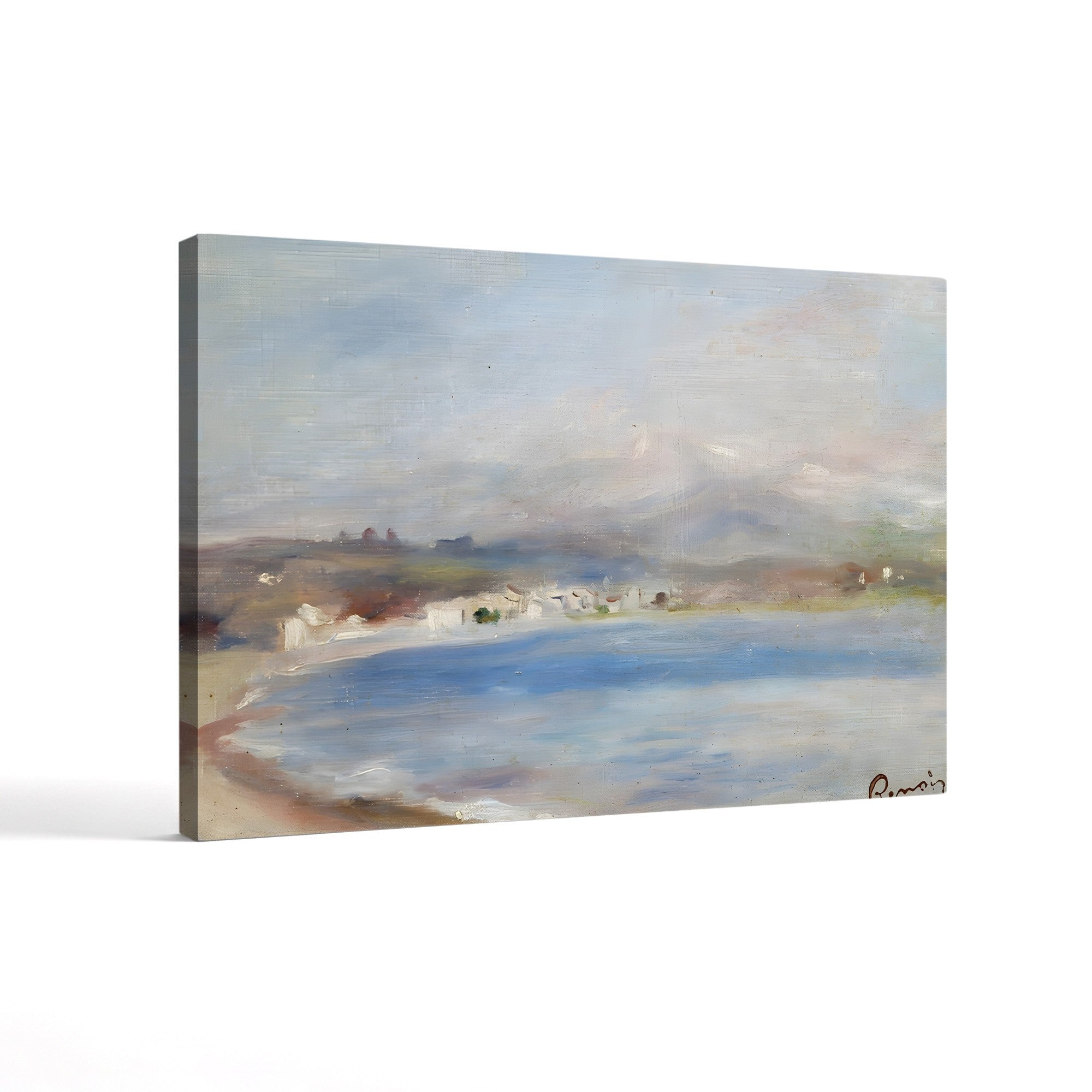 Cros de Cagnes, Mer et Montagnes, c. 1910 – Pierre-Auguste Renoir Wall Art | Late Impressionist Coastal Canvas Print
