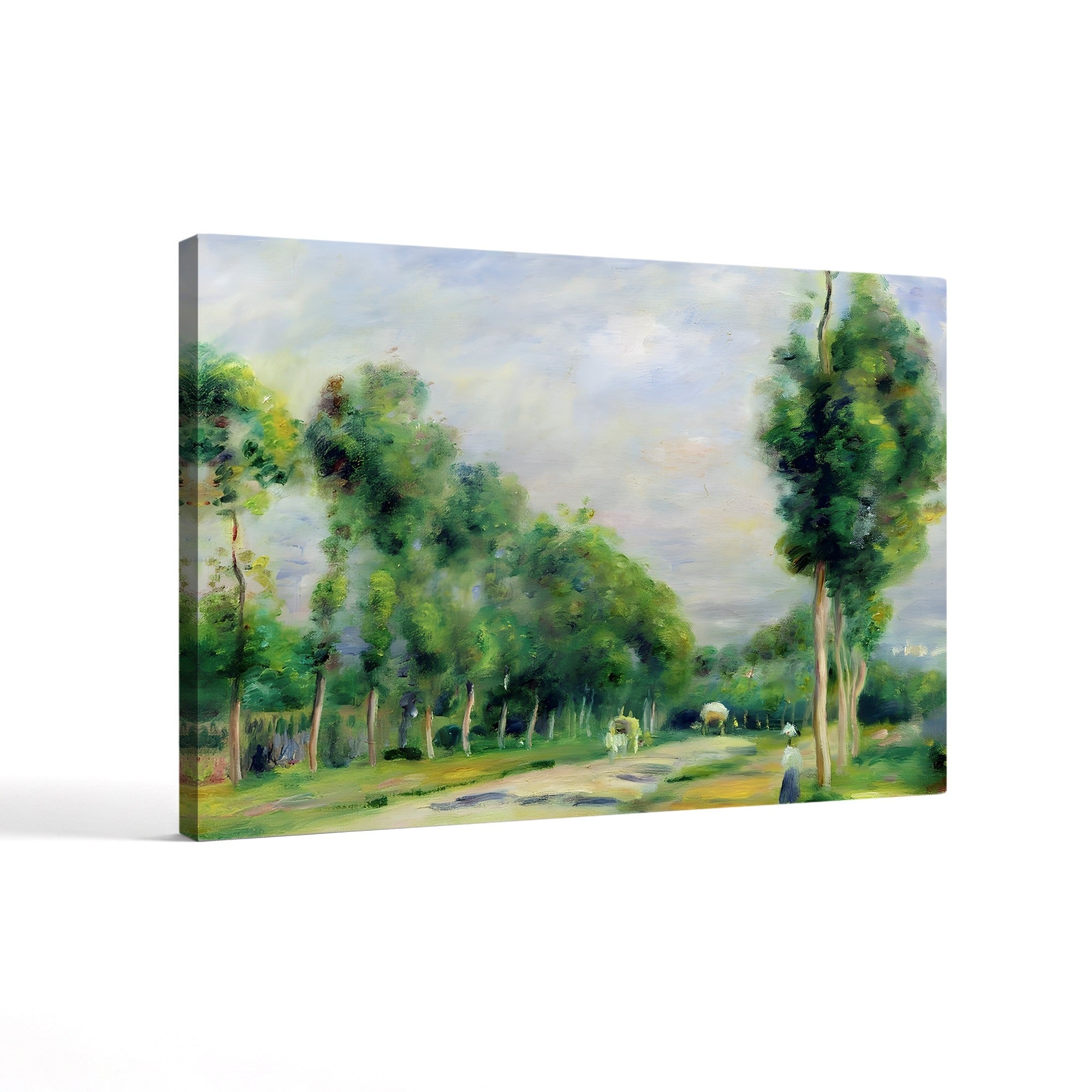 The Road to Versailles at Louveciennes – Pierre-Auguste Renoir Wall Art | Impressionist Landscape Canvas Print