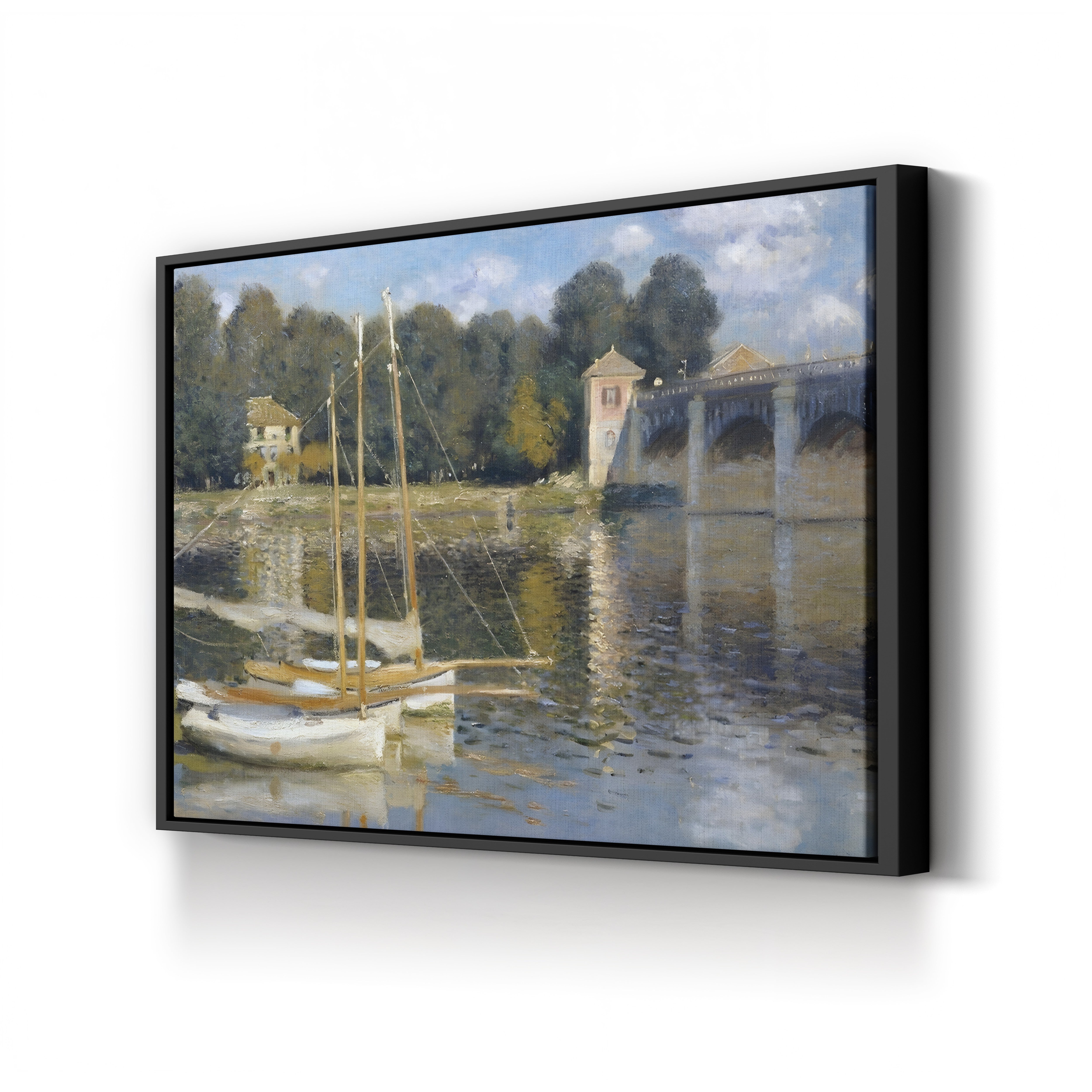 Bridge at Argenteuil, 1874 – Claude Monet Wall Art | Iconic Impressionist Canvas Print